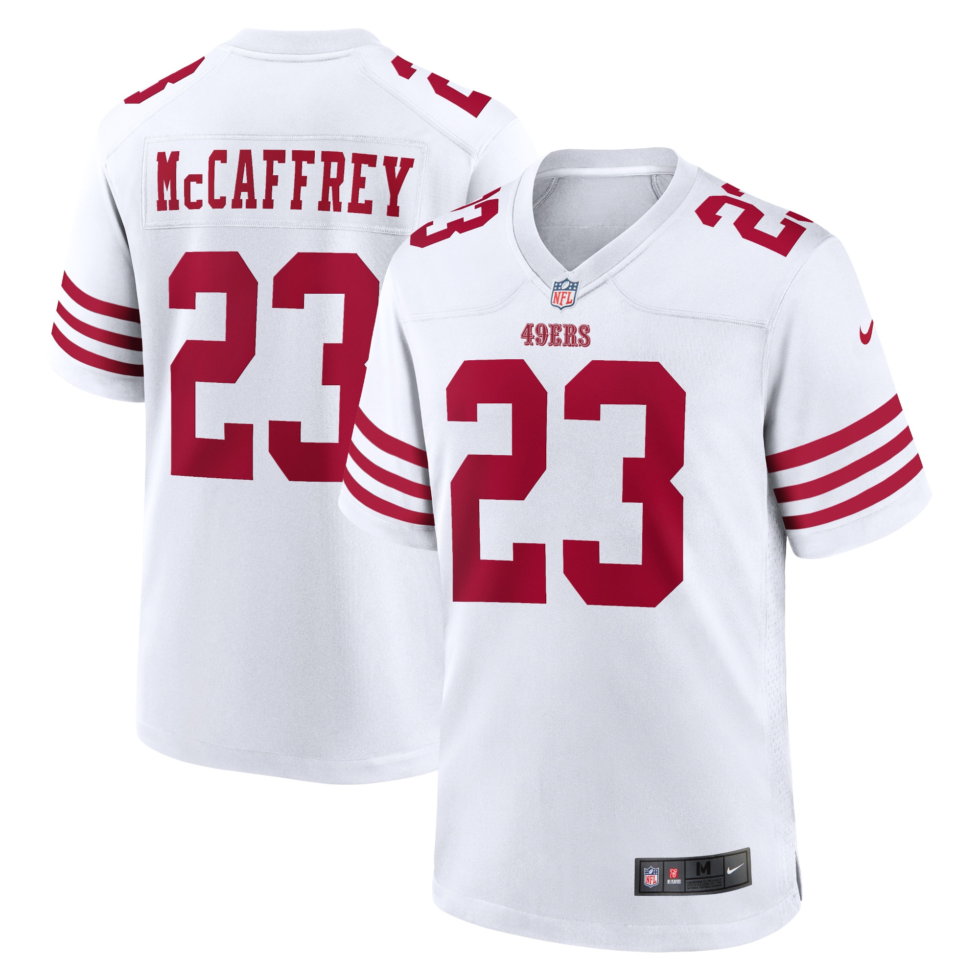 Christian McCaffrey San Francisco 49ers Game Player Jersey