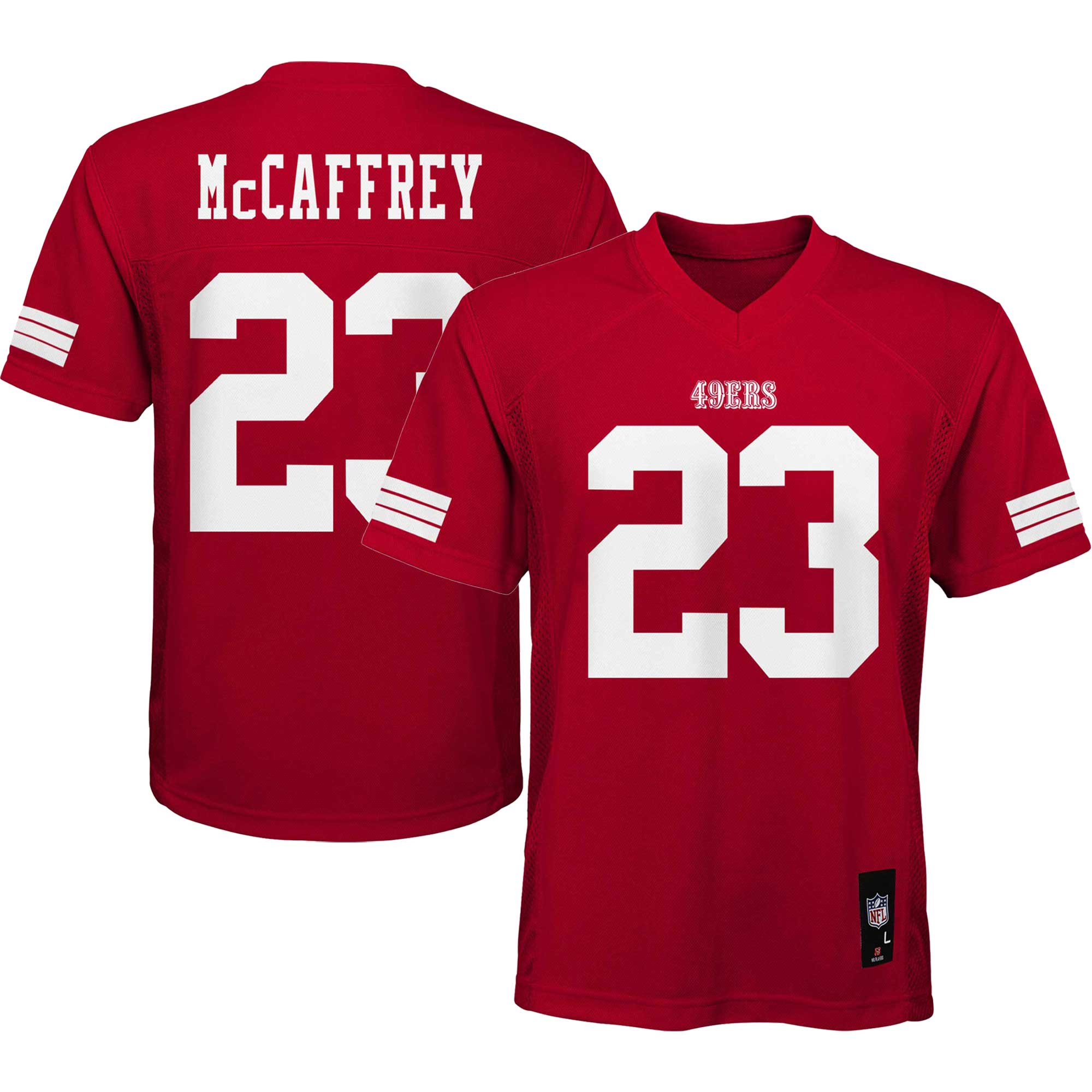Christian McCaffrey San Francisco 49ers Preschool Player Jersey - Scarlet