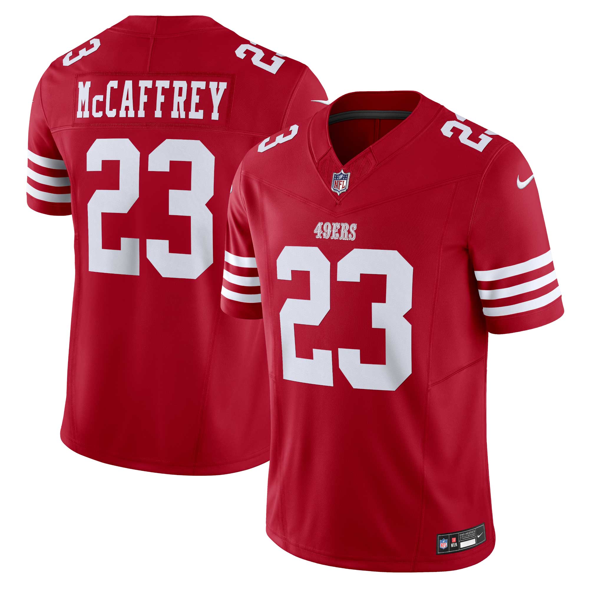 Christian McCaffrey San Francisco 49ers Vapor F.U.S.E. Limited Jersey
