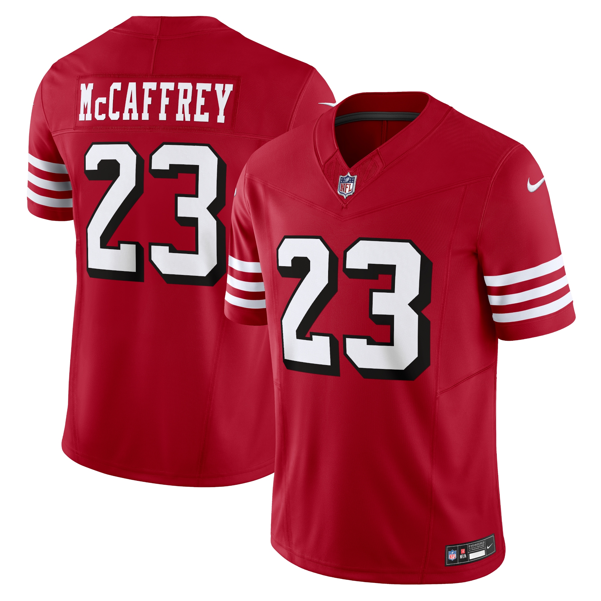Christian McCaffrey San Francisco 49ers Vapor F.U.S.E. Limited Jersey