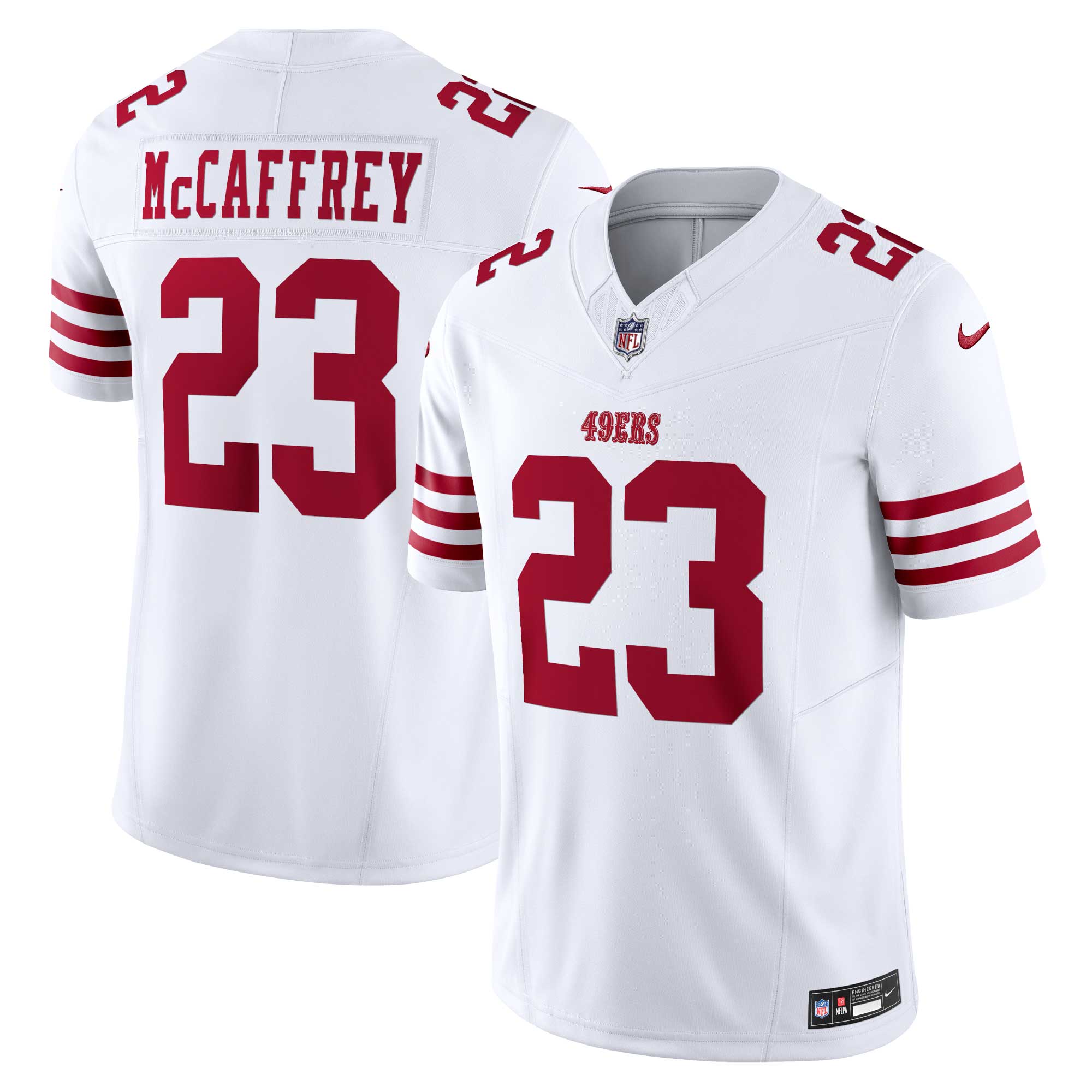 Christian McCaffrey San Francisco 49ers Vapor F.U.S.E. Limited Jersey