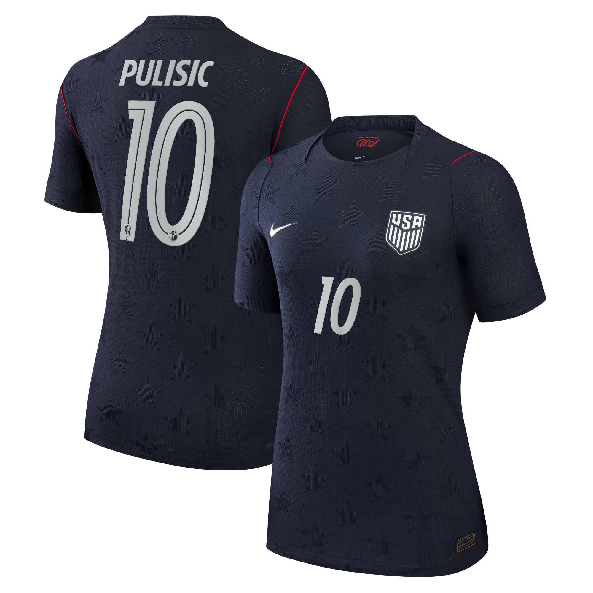 Christian Pulisic USMNT Women's 2026 Away Match Jersey - Blue