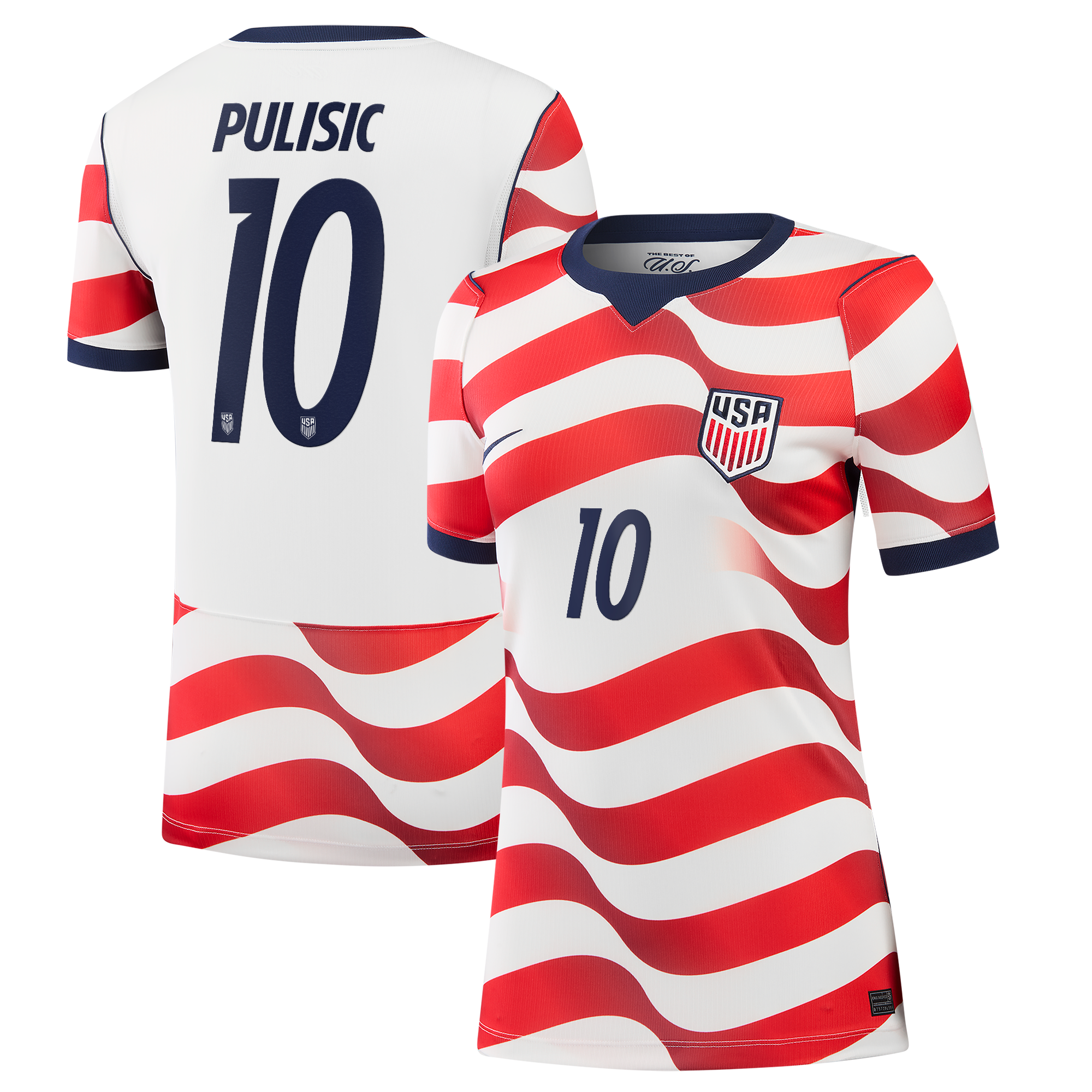 Christian Pulisic USMNT Women's 2026 Home Stadium Jersey - White