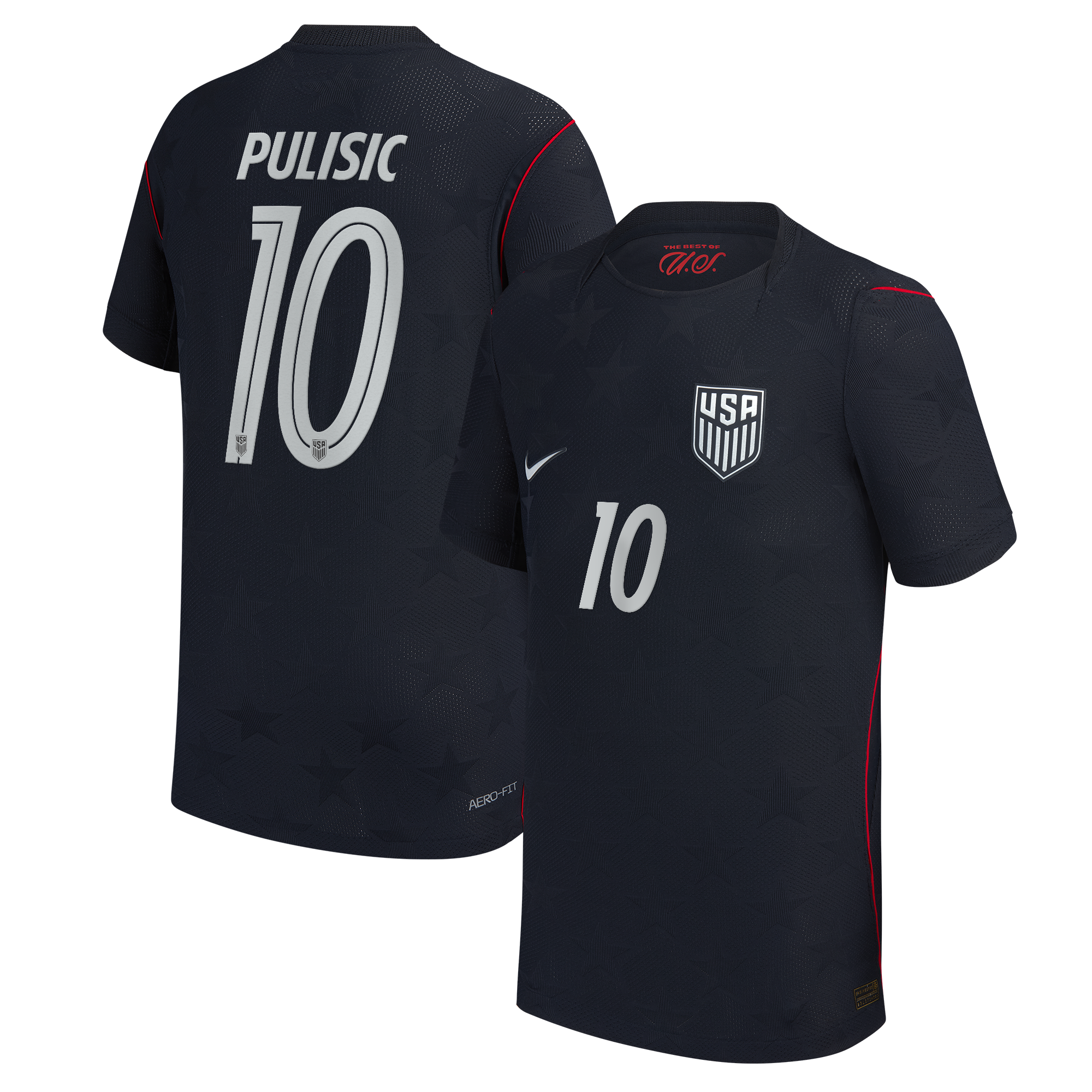 Christian Pulisic USMNT Youth 2026 Away Match Jersey - Blue