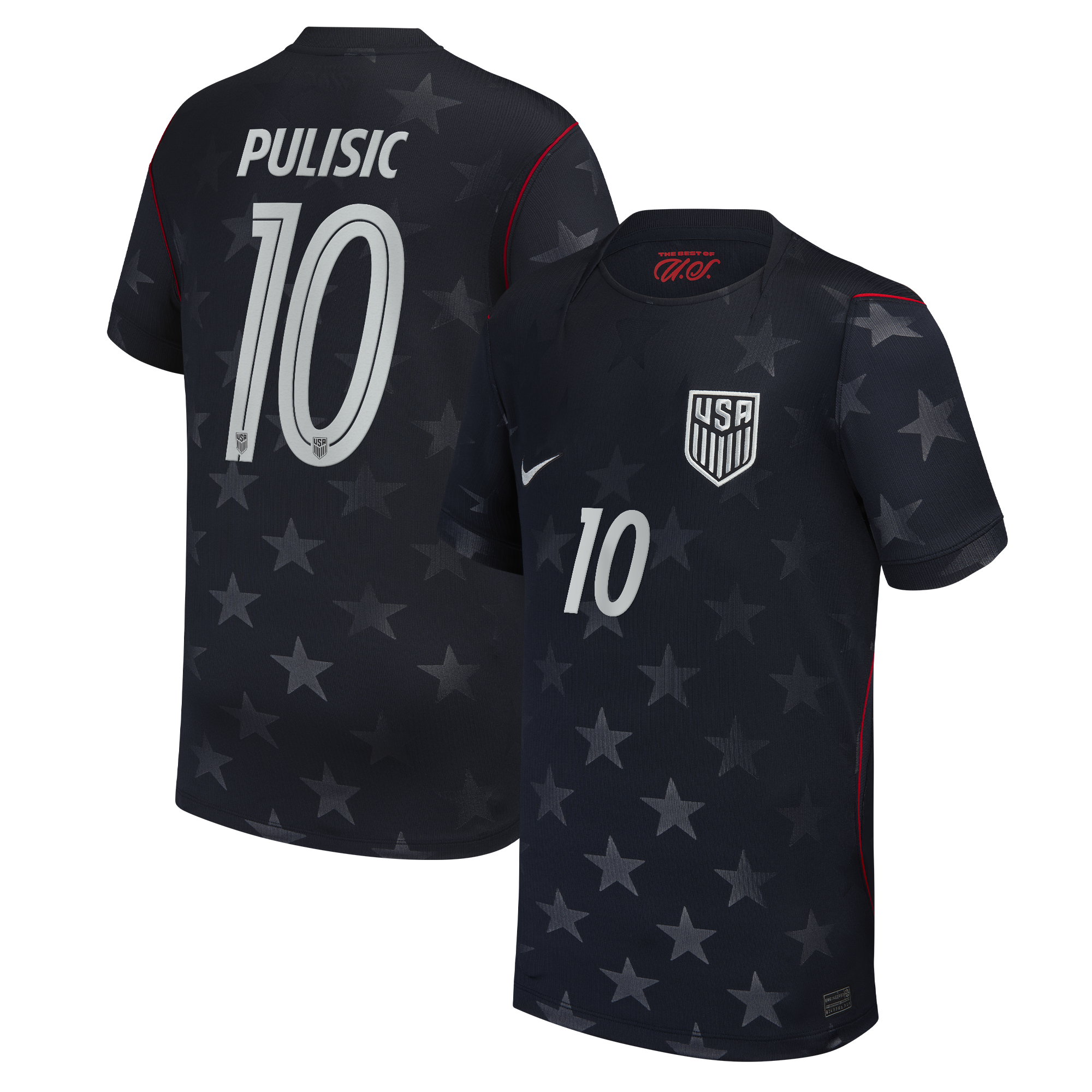 Christian Pulisic USMNT Youth 2026 Away Stadium Jersey - Blue