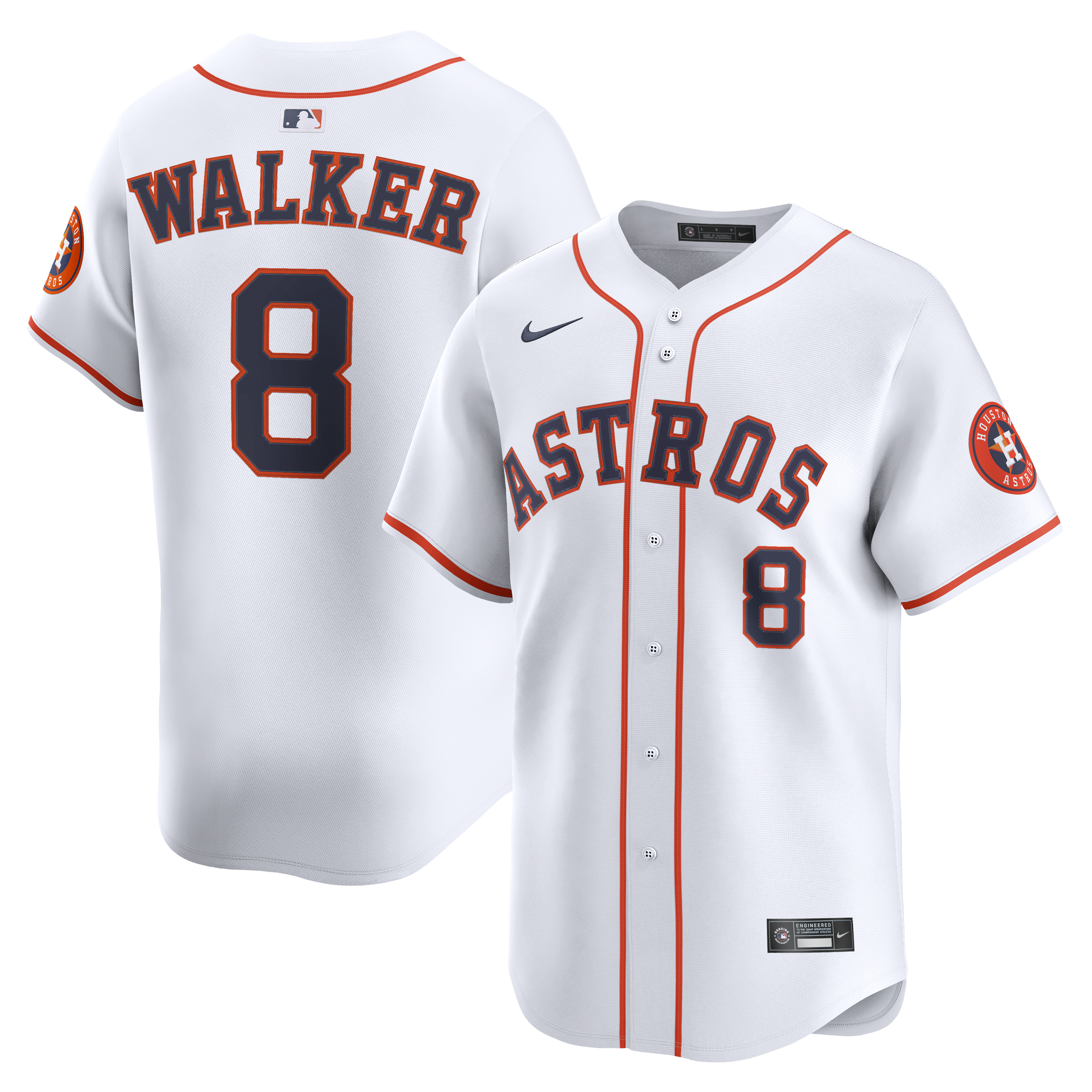 Christian Walker Houston Astros Home Limited Player Jersey - White