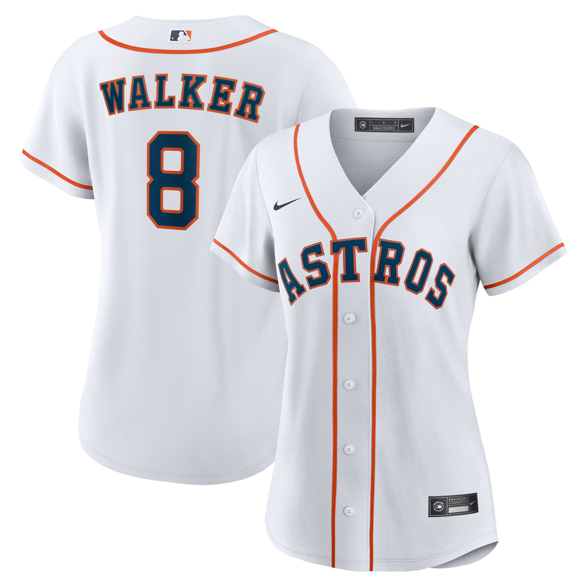 Christian Walker Houston Astros Women's Home Jersey - White