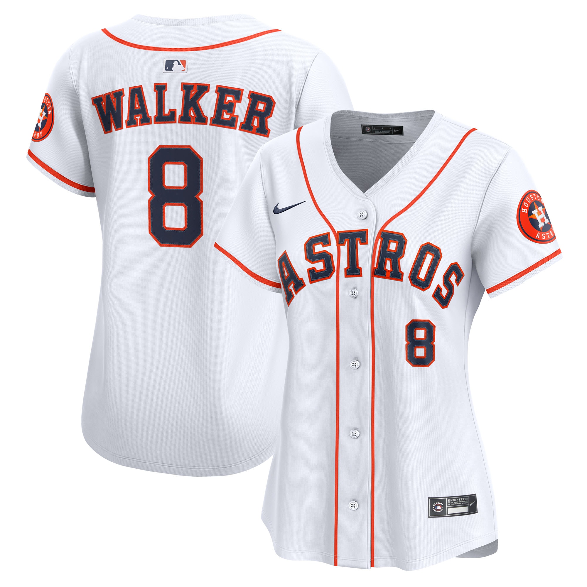 Christian Walker Houston Astros Women's Home Limited Player Jersey - White
