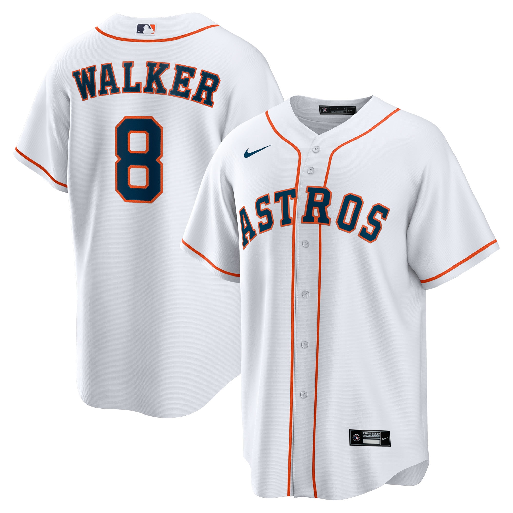 Christian Walker Houston Astros Youth Home Jersey - White