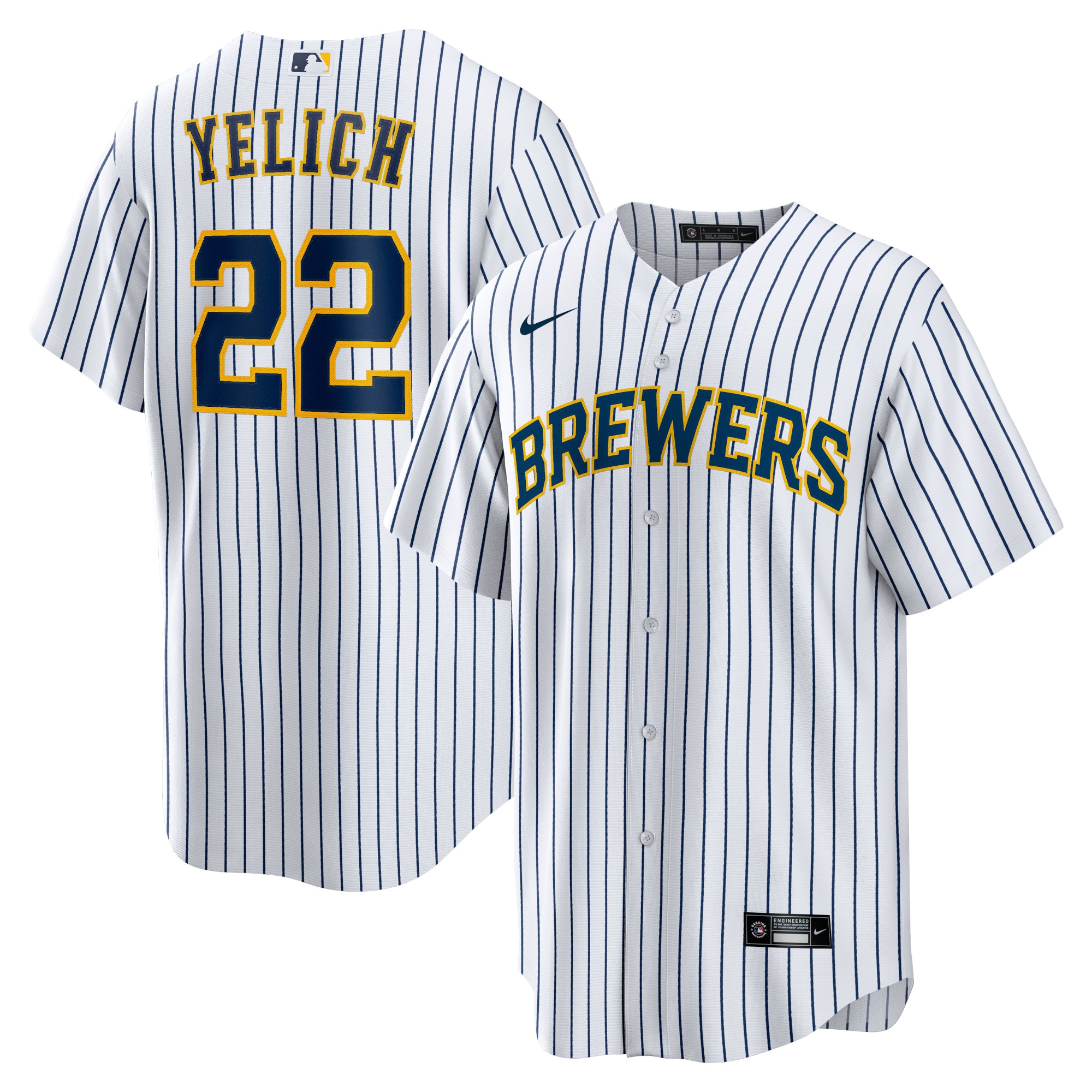 Christian Yelich Milwaukee Brewers Alternate Player Jersey