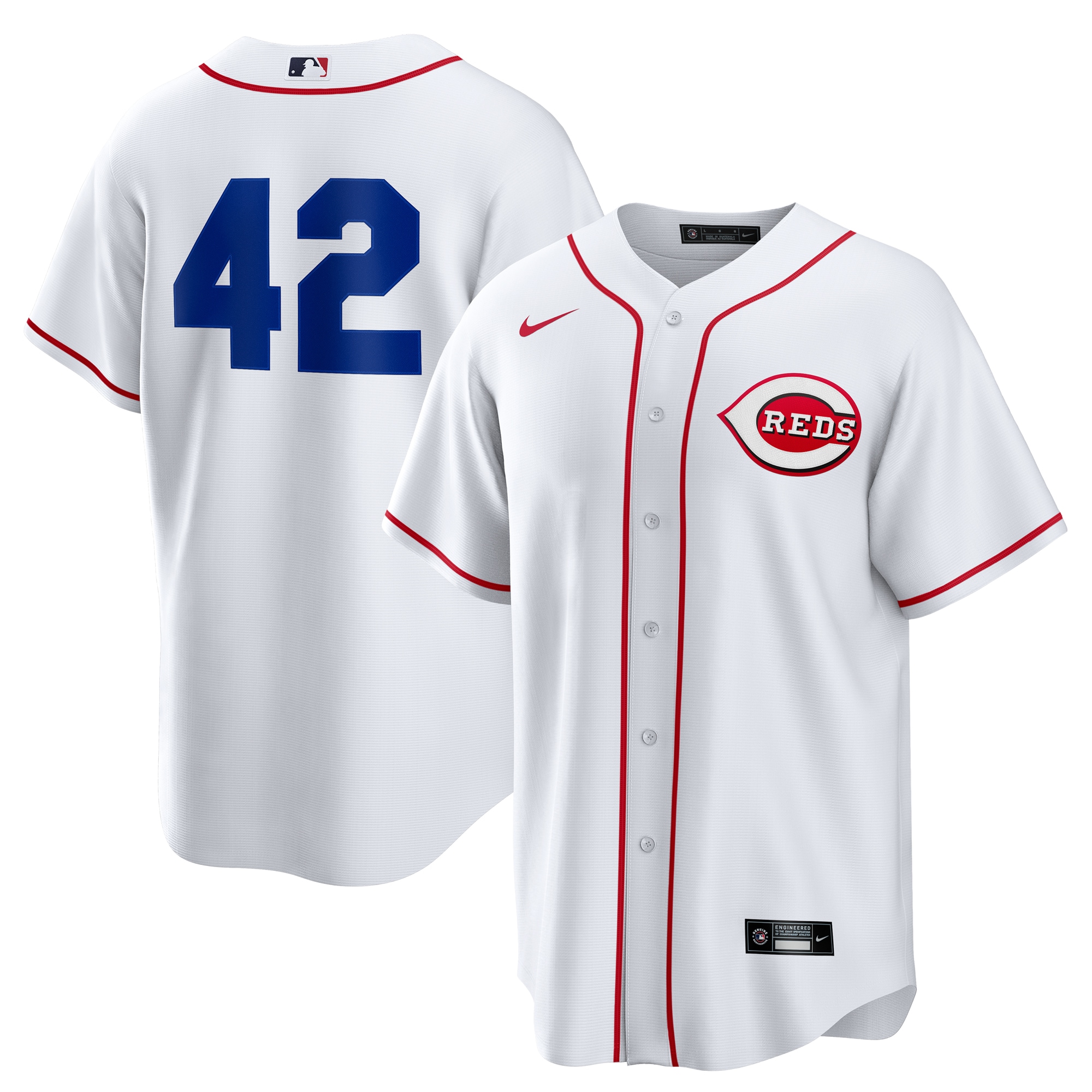 Cincinnati Reds Home 2025 Jackie Robinson Day Jersey - White