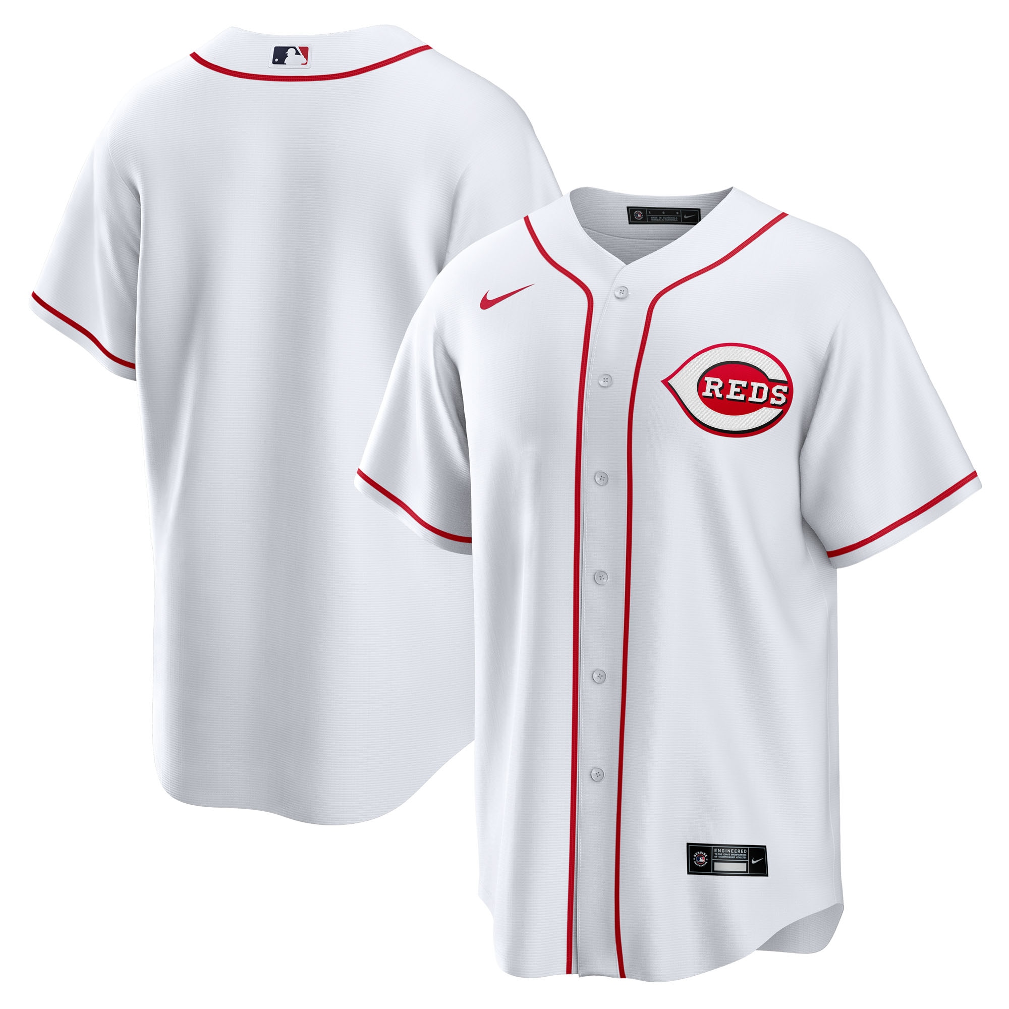 Cincinnati Reds Home Big & Tall Jersey - White
