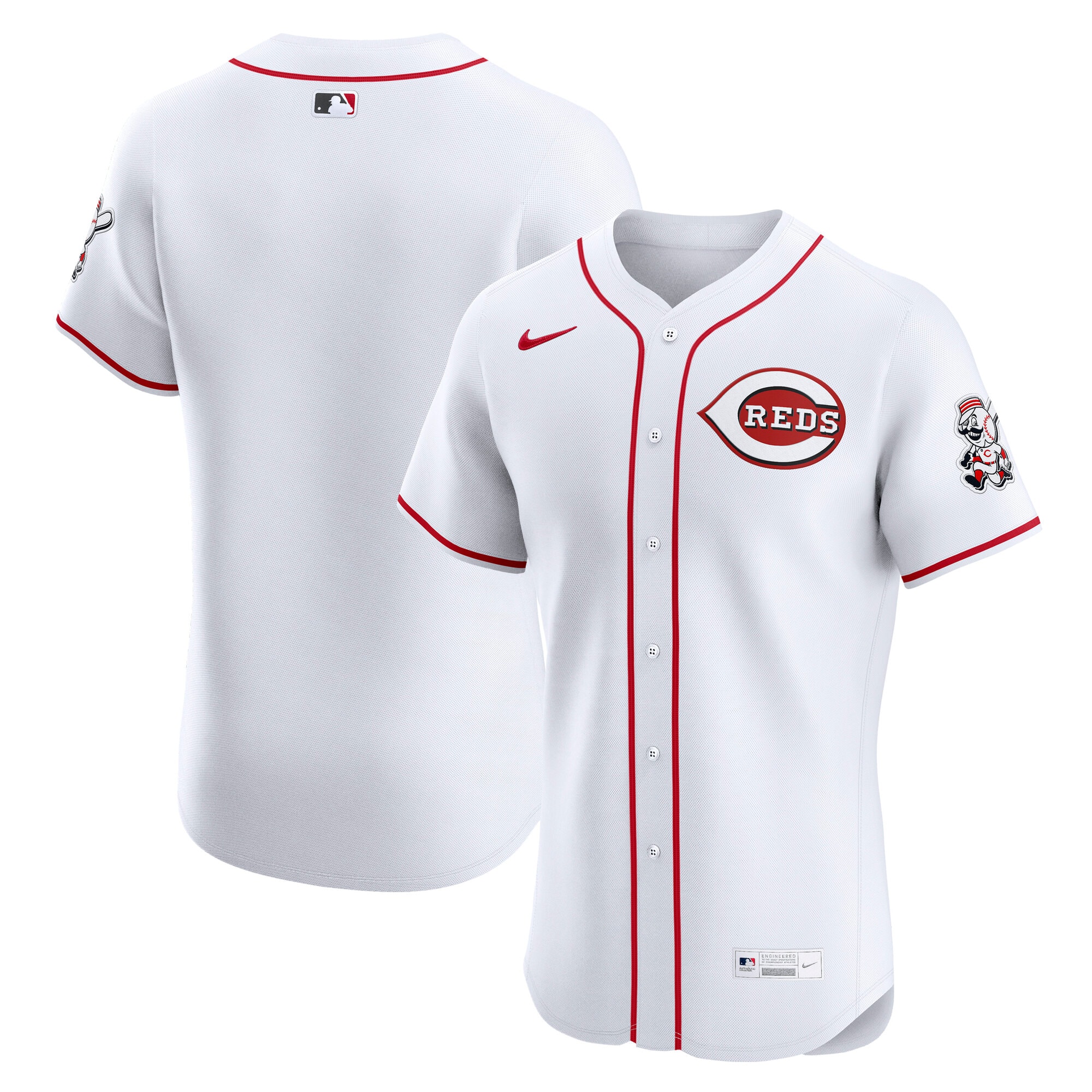 Cincinnati Reds Home Elite Jersey - White