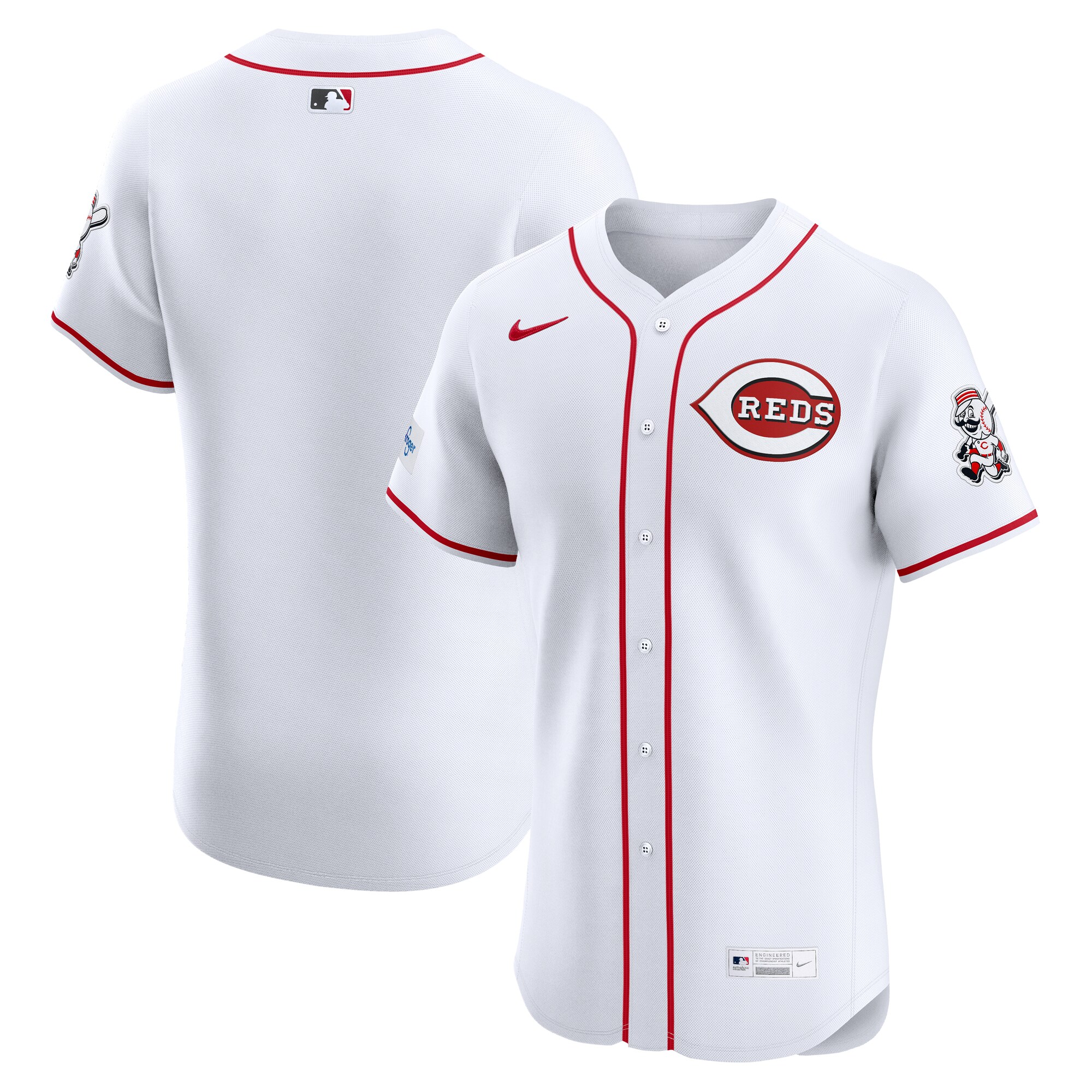 Cincinnati Reds Home Elite Jersey - White