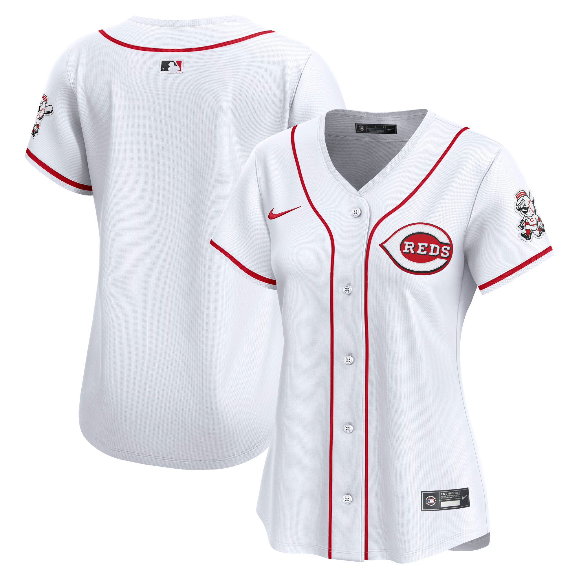 Cincinnati Reds Women's Home Limited Jersey - White
