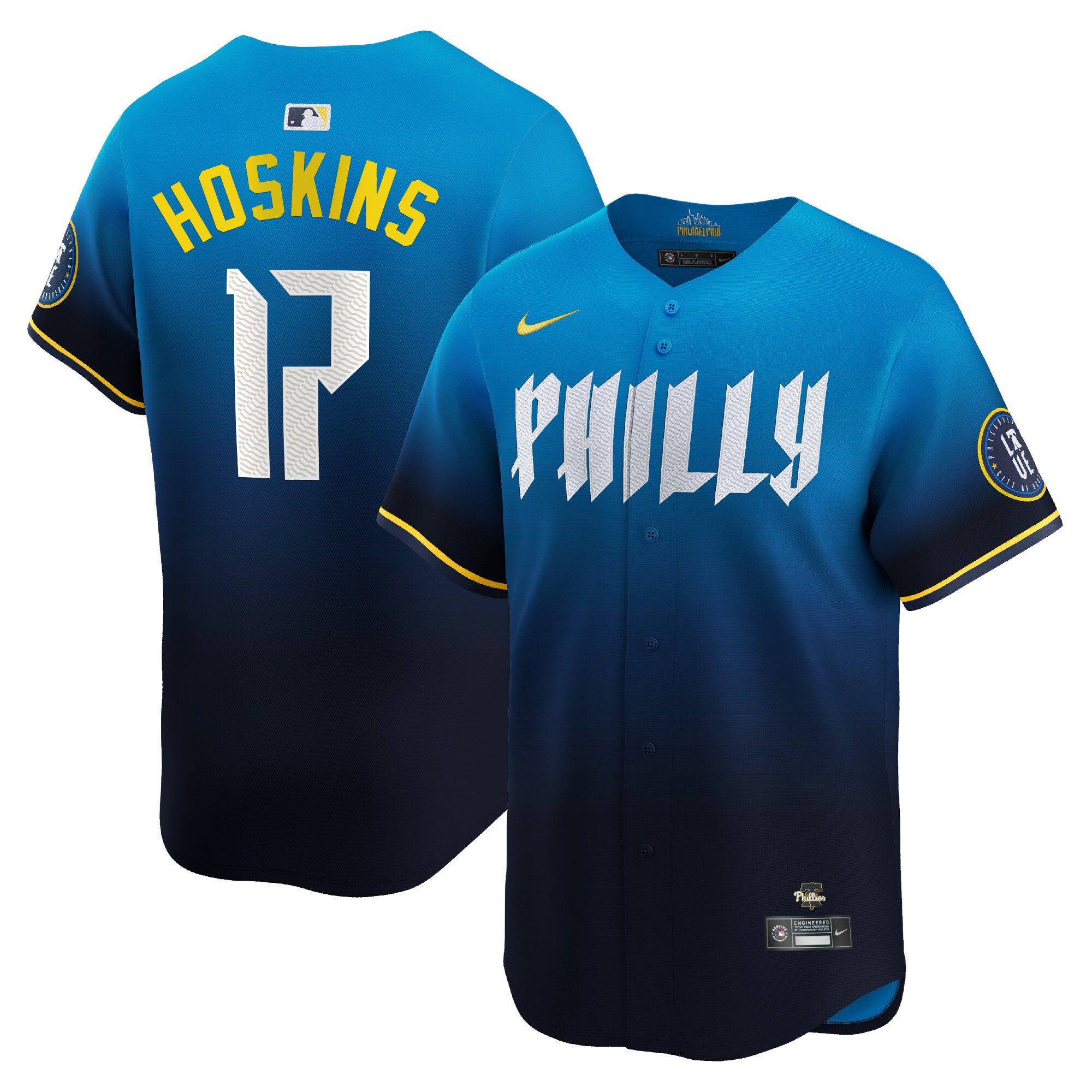 Alternative view of city Nike Harper Phillies Jersey - Nike Harper Phillies City Connect