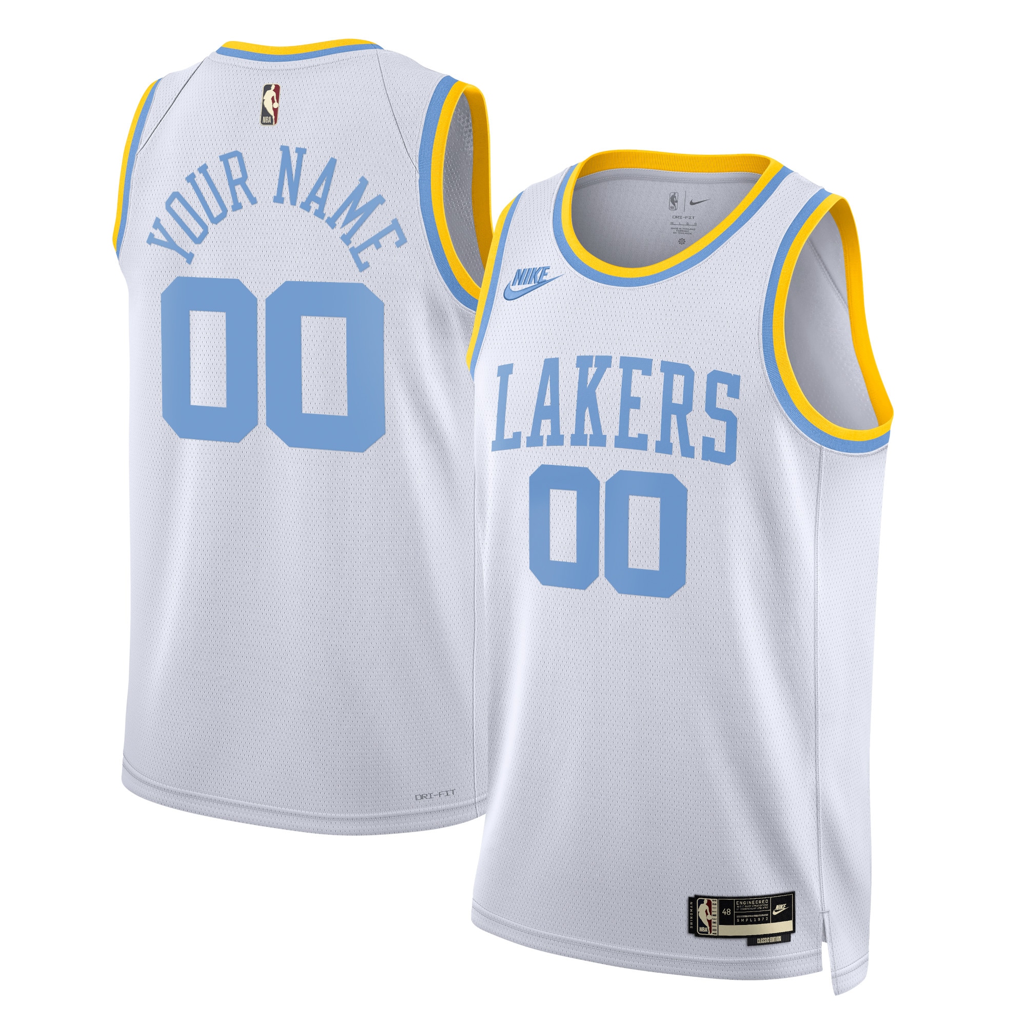 city Nike Lakers White Jersey - Nike Lakers White Jersey - City