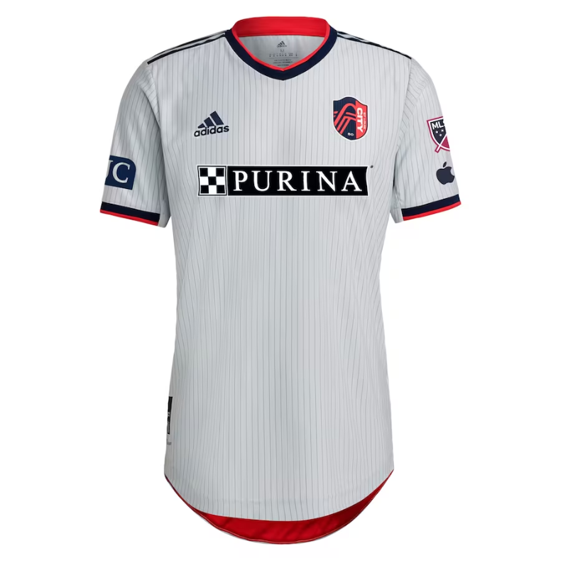 Alternative view of City SC Away Jersey - Adidas - Custom White MLS Soccer