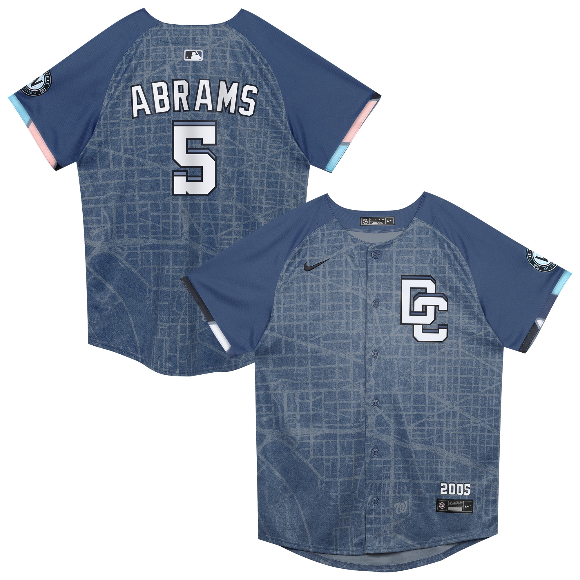 CJ Abrams Washington Nationals Preschool City Connect 2025 Limited Player Jersey - Blue