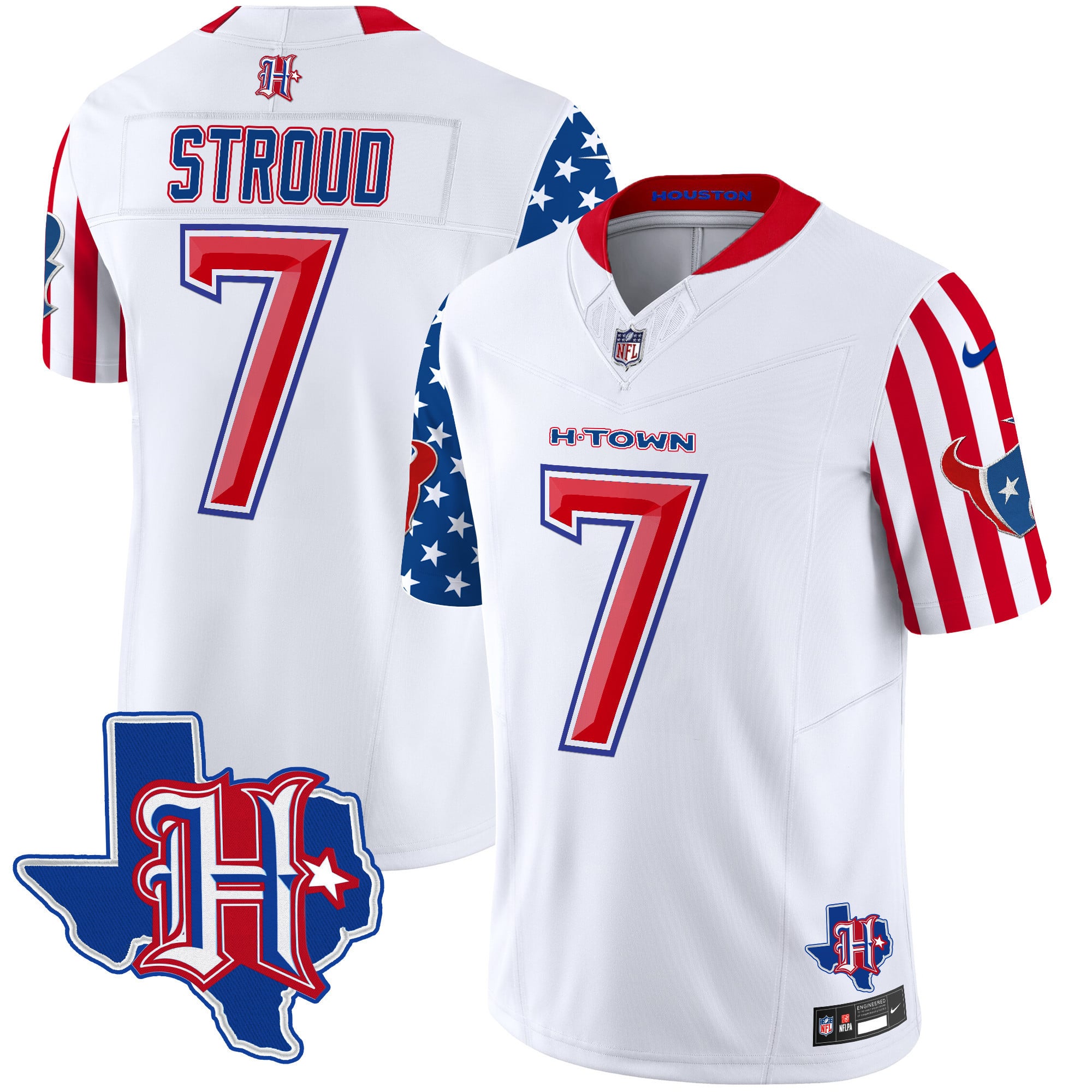 CJ Stroud Texans Jersey - Nike CJ Stroud Texans #7 White Jersey