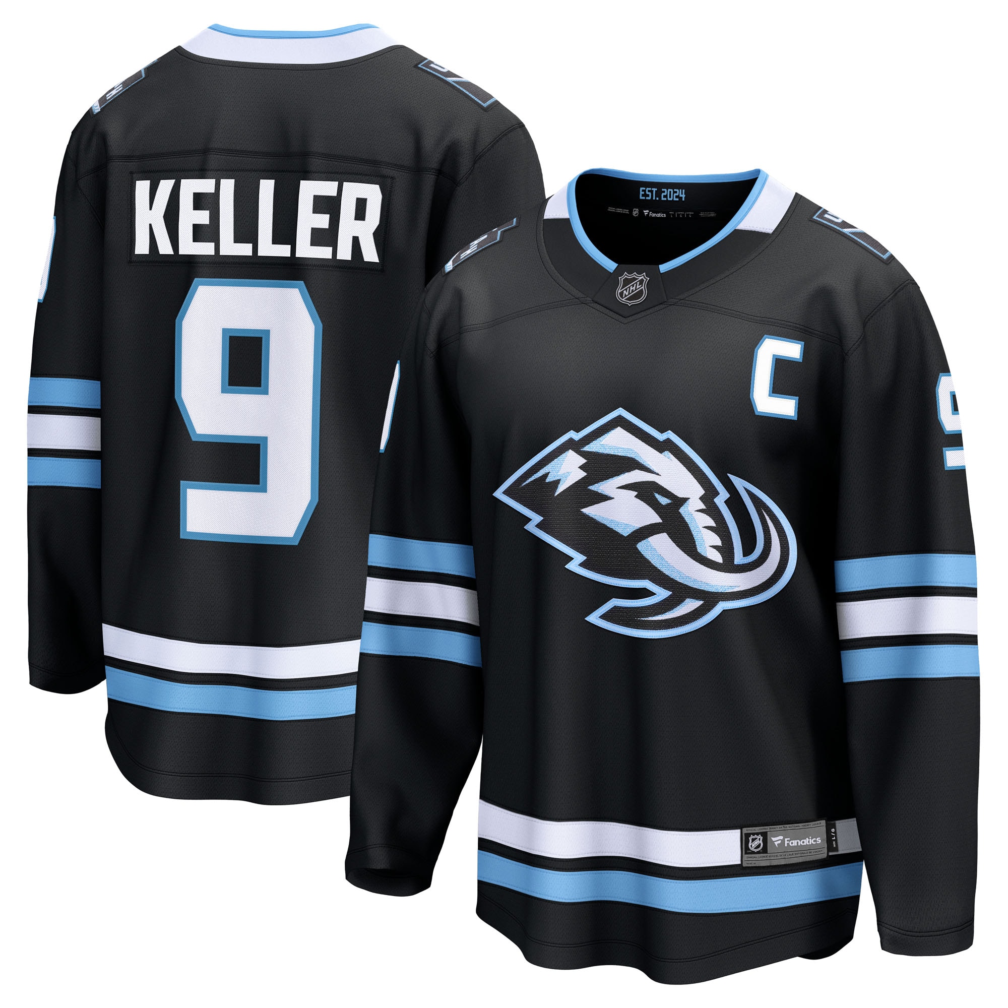 Clayton Keller Utah Mammoth Fanatics Home Breakaway Player Jersey