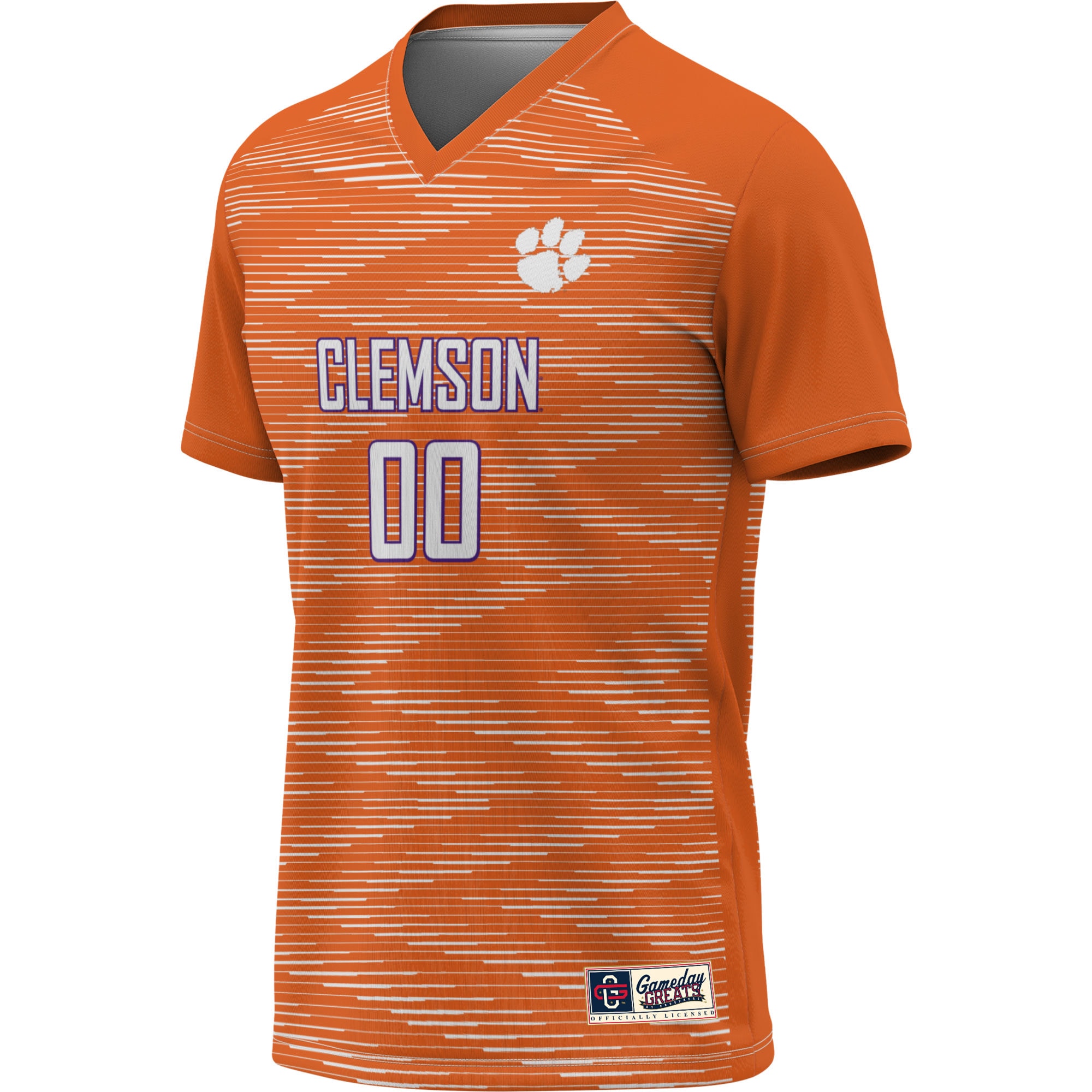 Clemson Tigers GameDay Greats Unisex Pick-A-Player NIL Lightweight Soccer Jersey – Orange