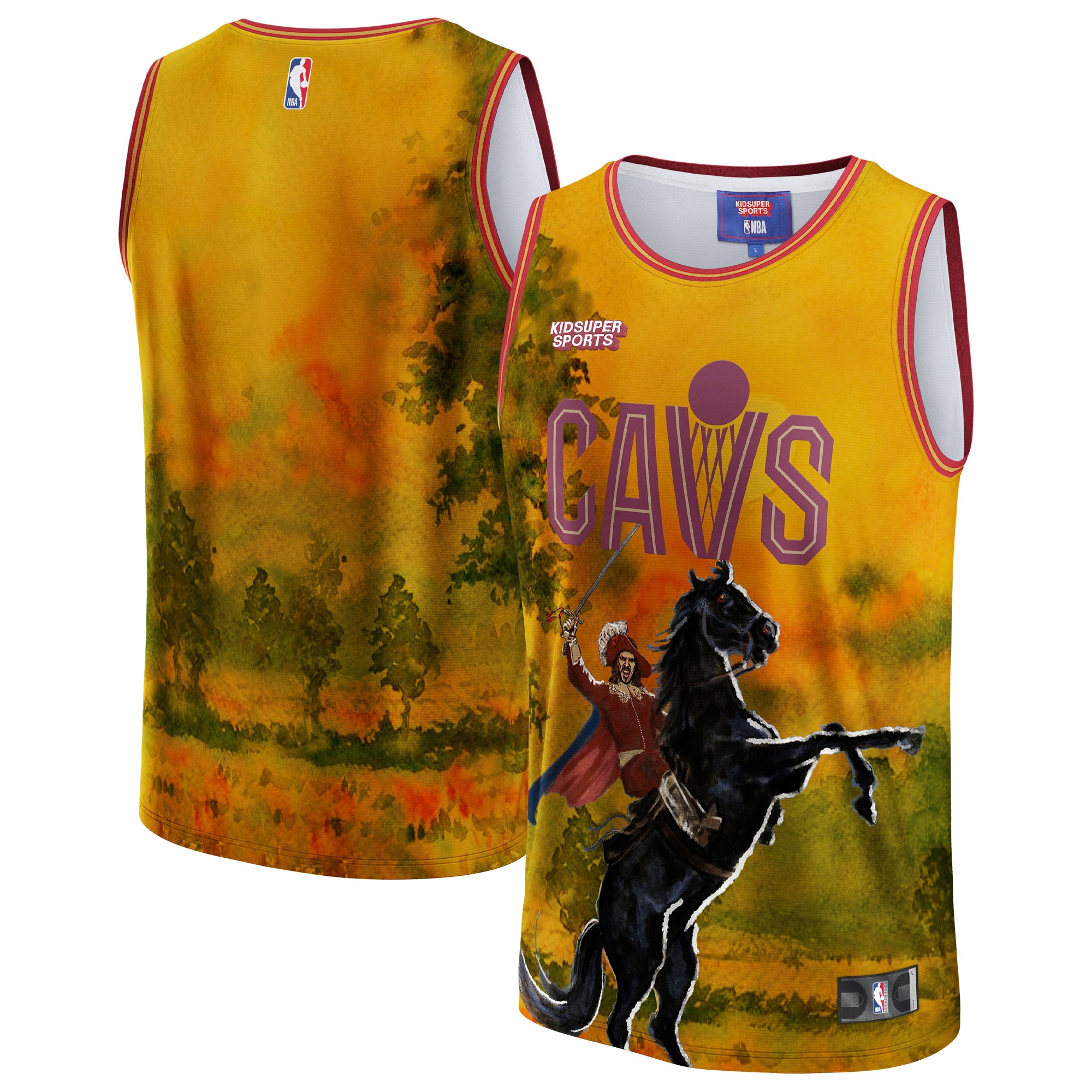 Cleveland Cavaliers & KidSuper Studios by Fanatics Unisex Hometown Jersey - Gold