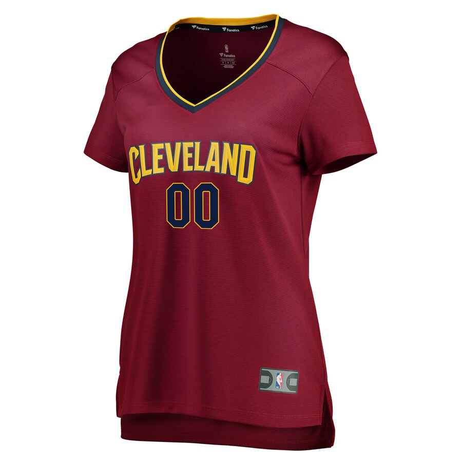 Alternative view of Cleveland Cavs Maroon Jersey - Fanatics - Personalized Edition