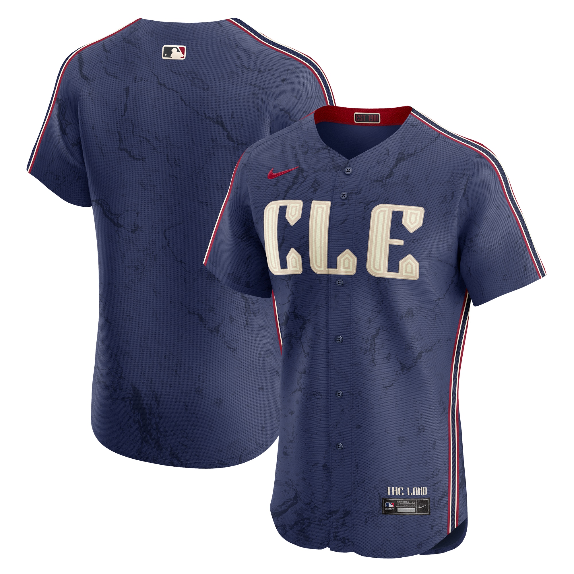 Cleveland Guardians City Connect Elite Jersey - Navy