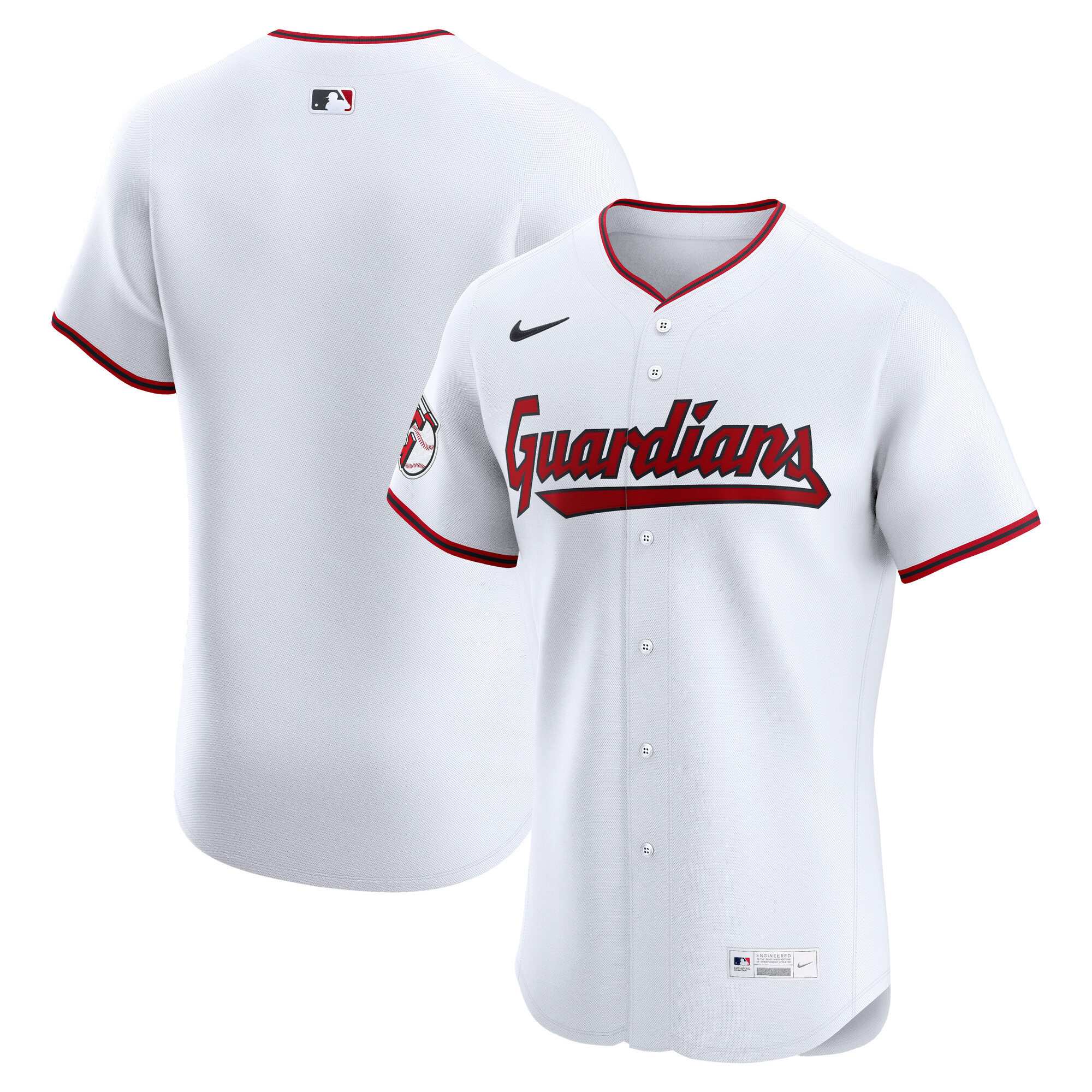 Cleveland Guardians Home Elite Jersey - White