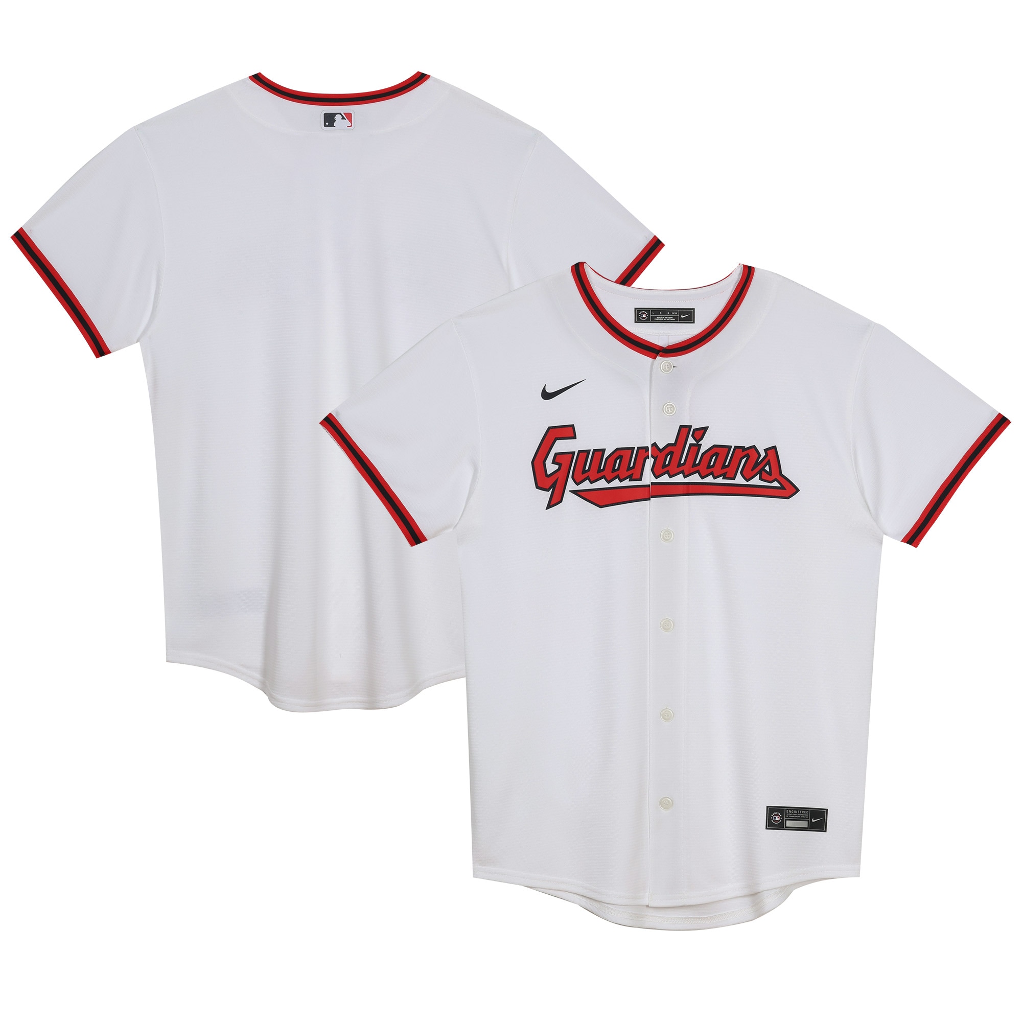 Cleveland Guardians Preschool Home Blank Jersey - White