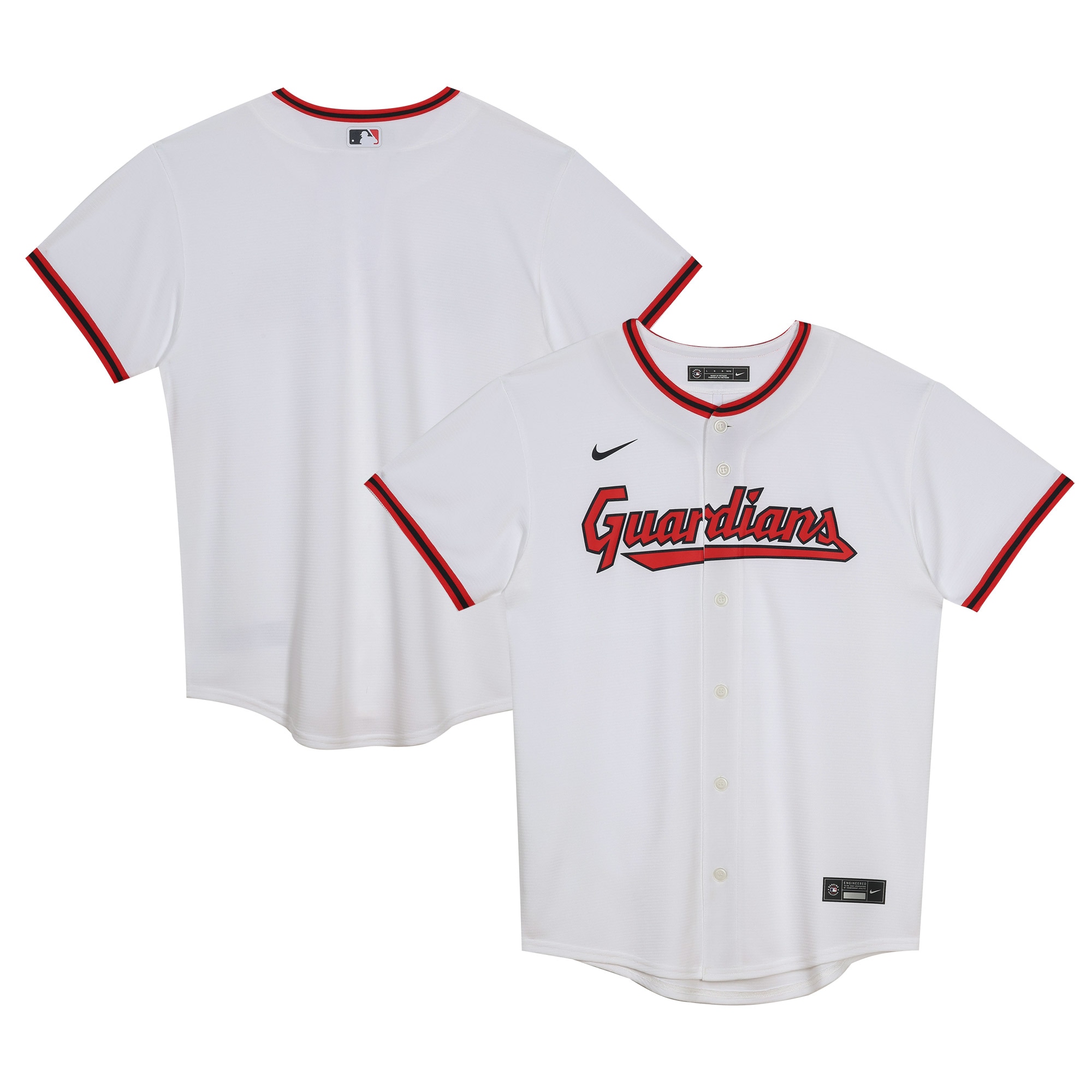 Cleveland Guardians Toddler Home Blank Jersey - White