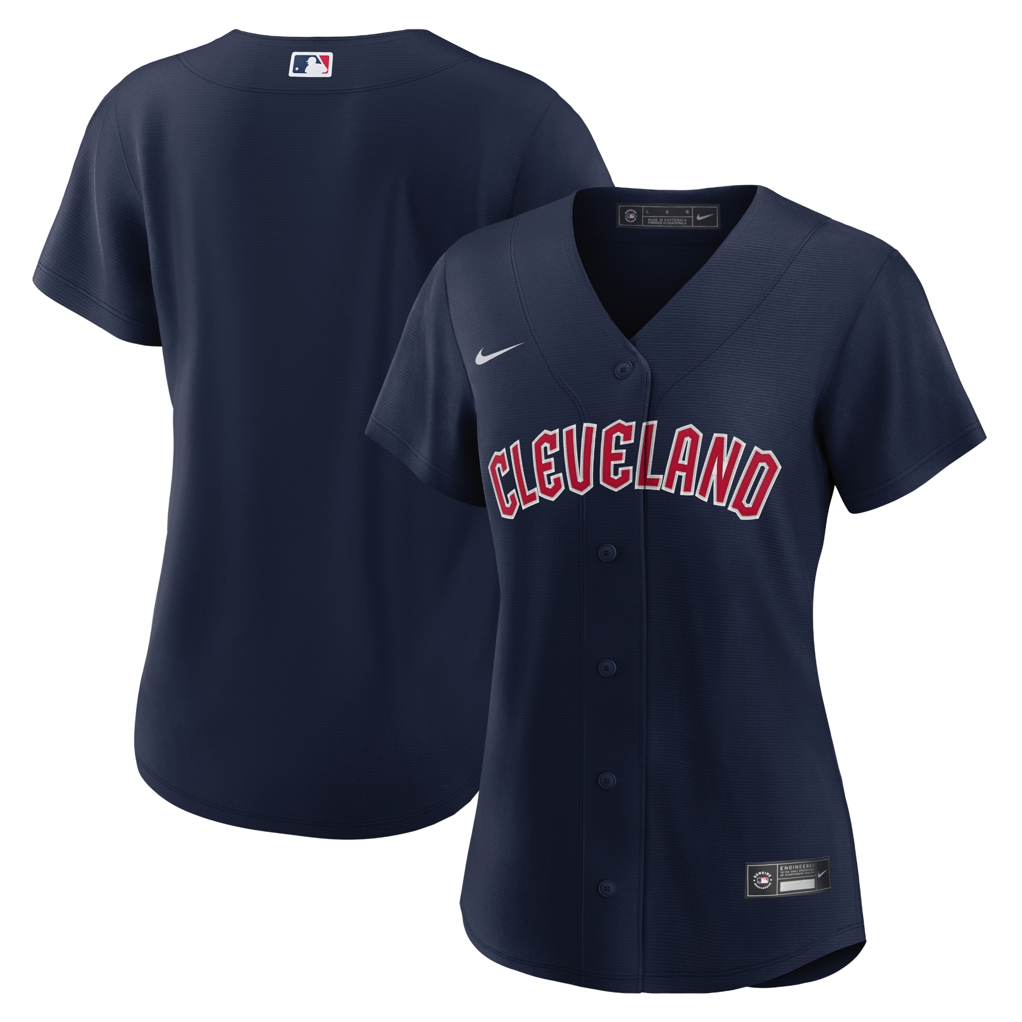 Cleveland Guardians Women's Alternate Official Jersey - Navy