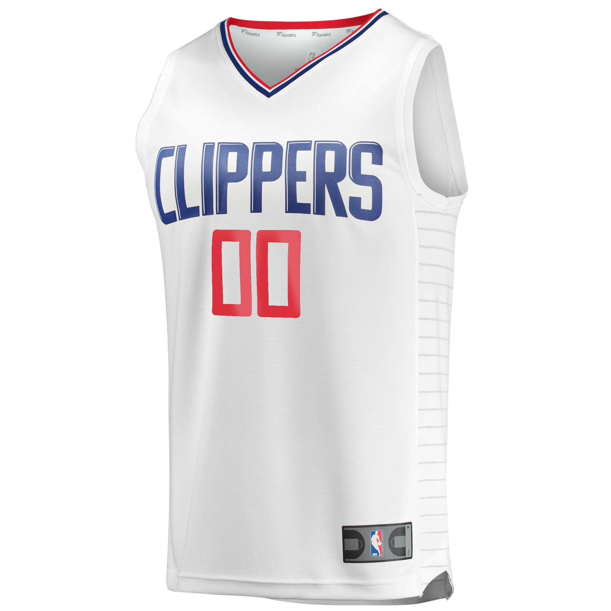 Clippers White Fast Break Jersey - Fanatics Clippers White Jersey