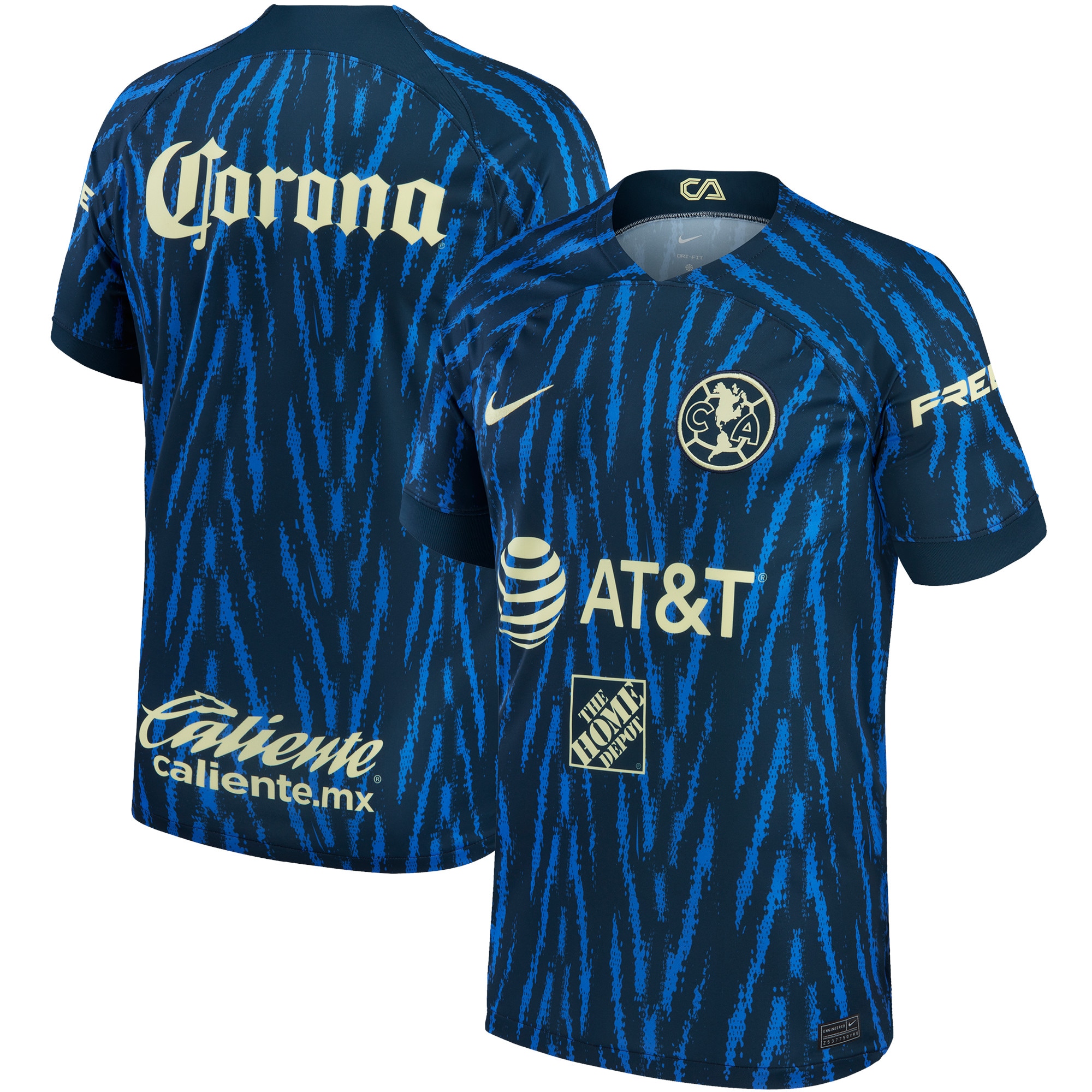 Club America 2022/23 Away Jersey - Blue