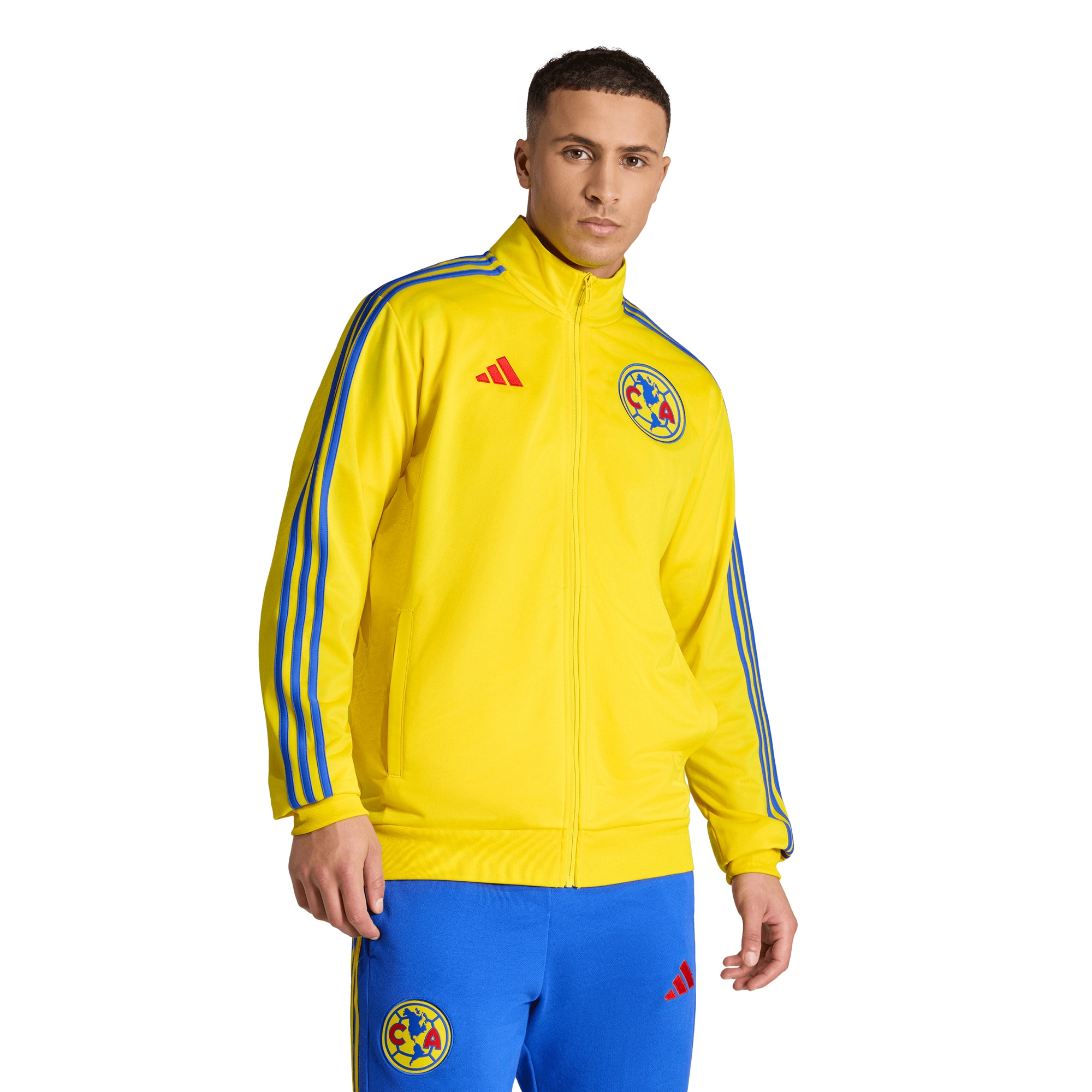 Club America 2025/26 DNA Alphaskin Full-Zip Track Jacket - Yellow