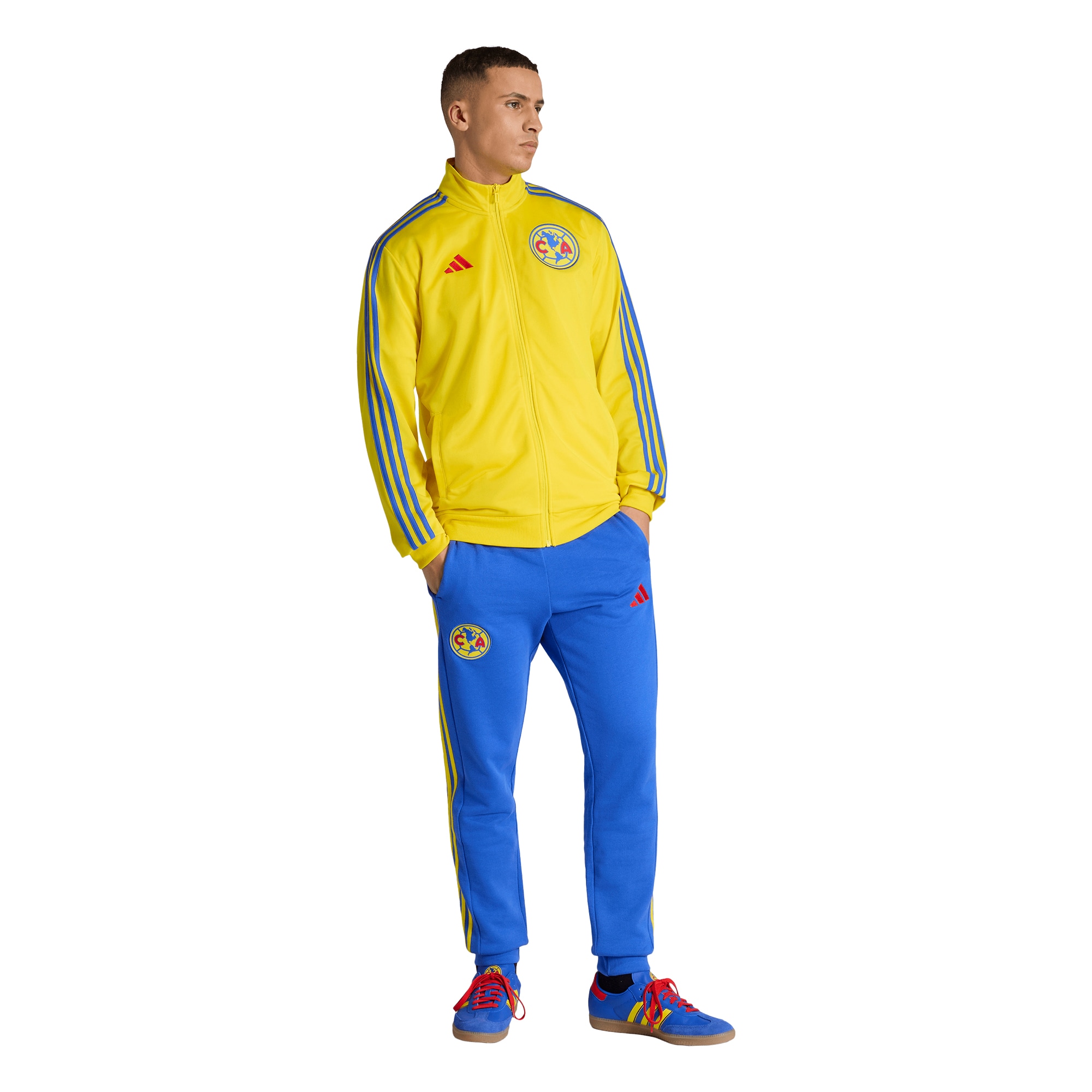 Club America 2025/26 DNA Alphaskin Full-Zip Track Jacket – Yellow