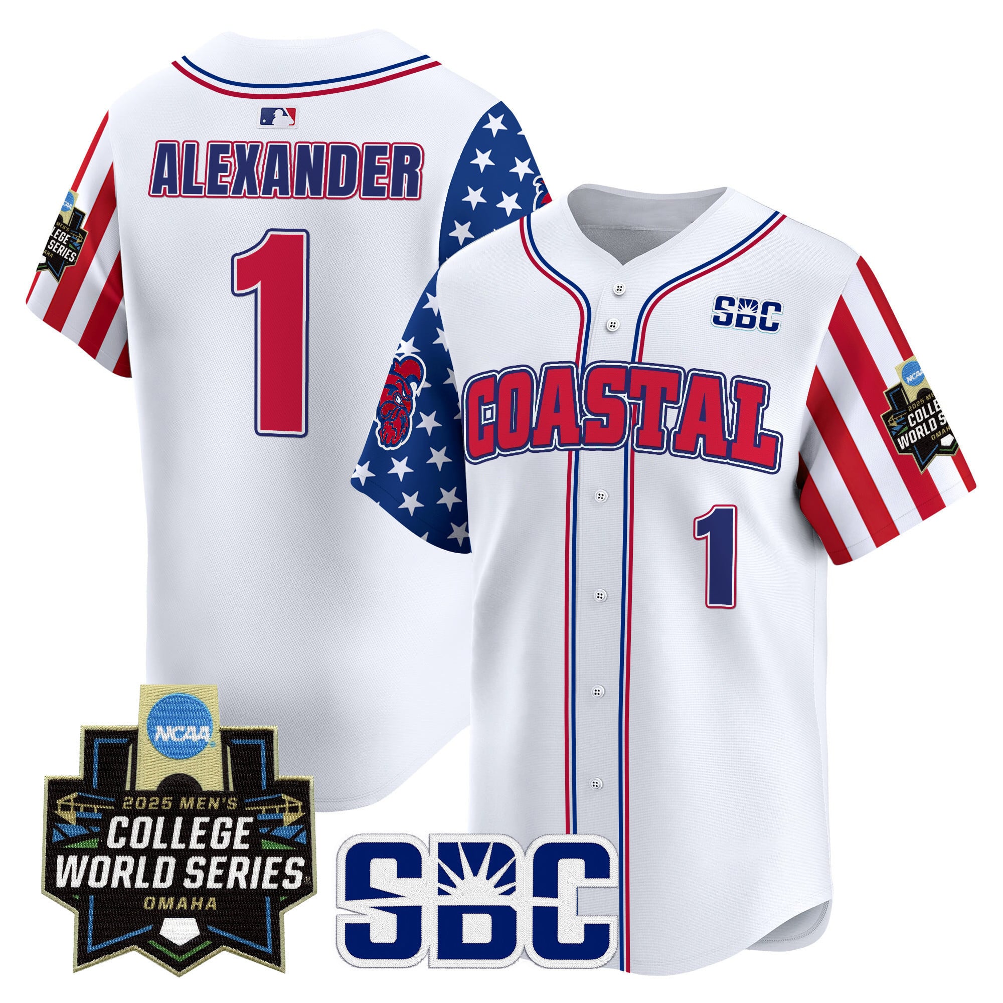 Alternative view of Coastal Carolina Bodine Jersey - Coastal Carolina Bodine #17 Jersey