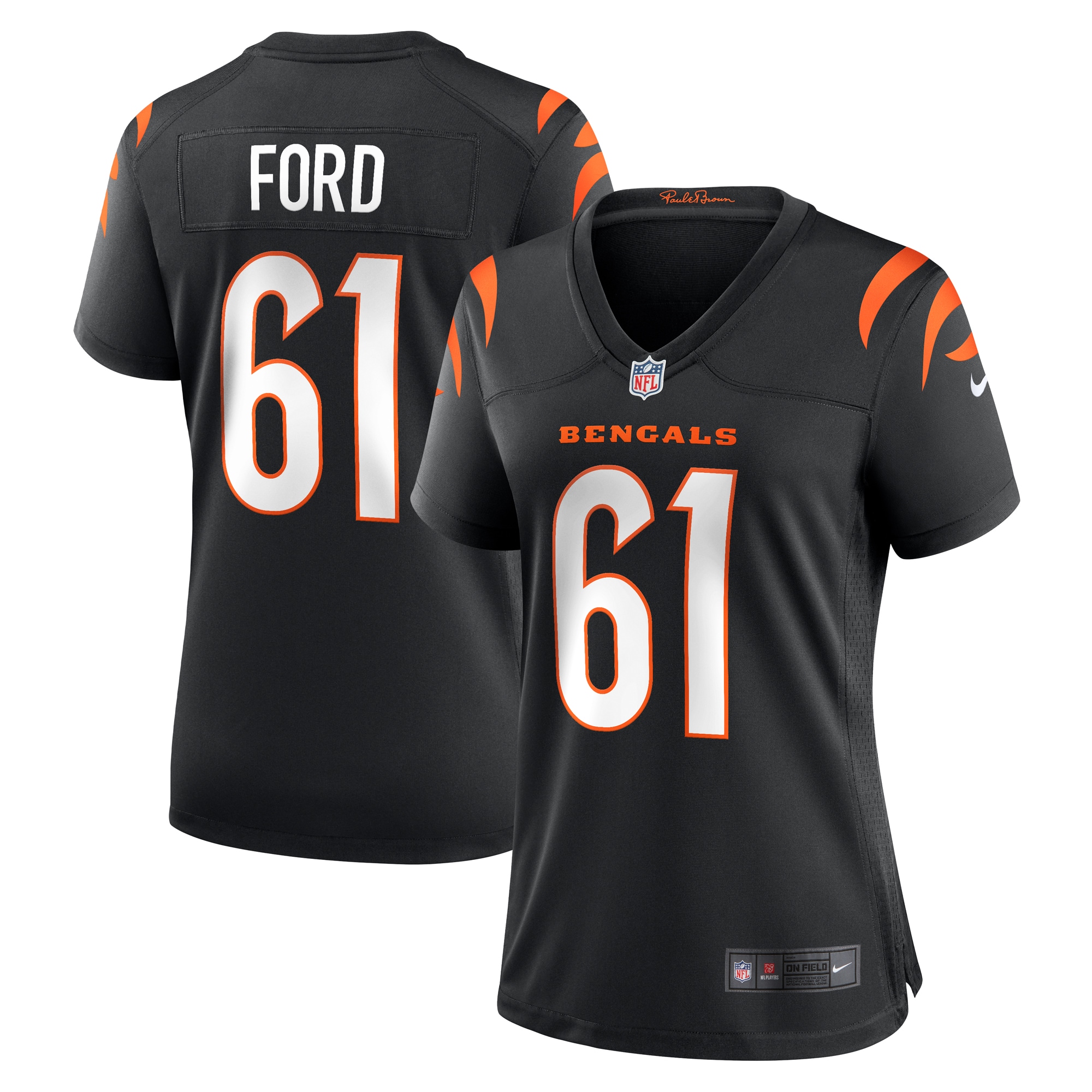 Cody Ford Cincinnati Bengals Women's Game Jersey - Black