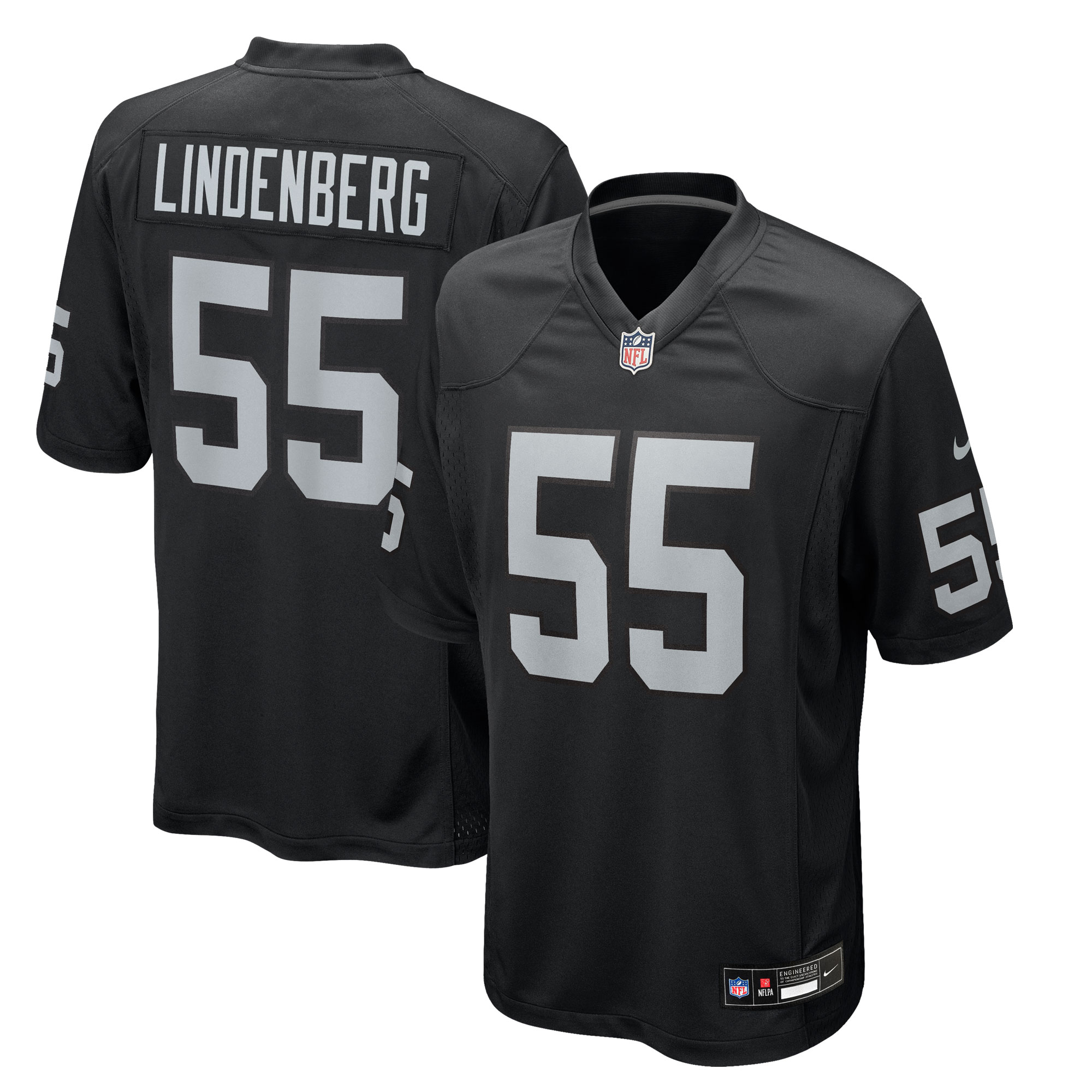 Cody Lindenberg Las Vegas Raiders Team Game Jersey - Black