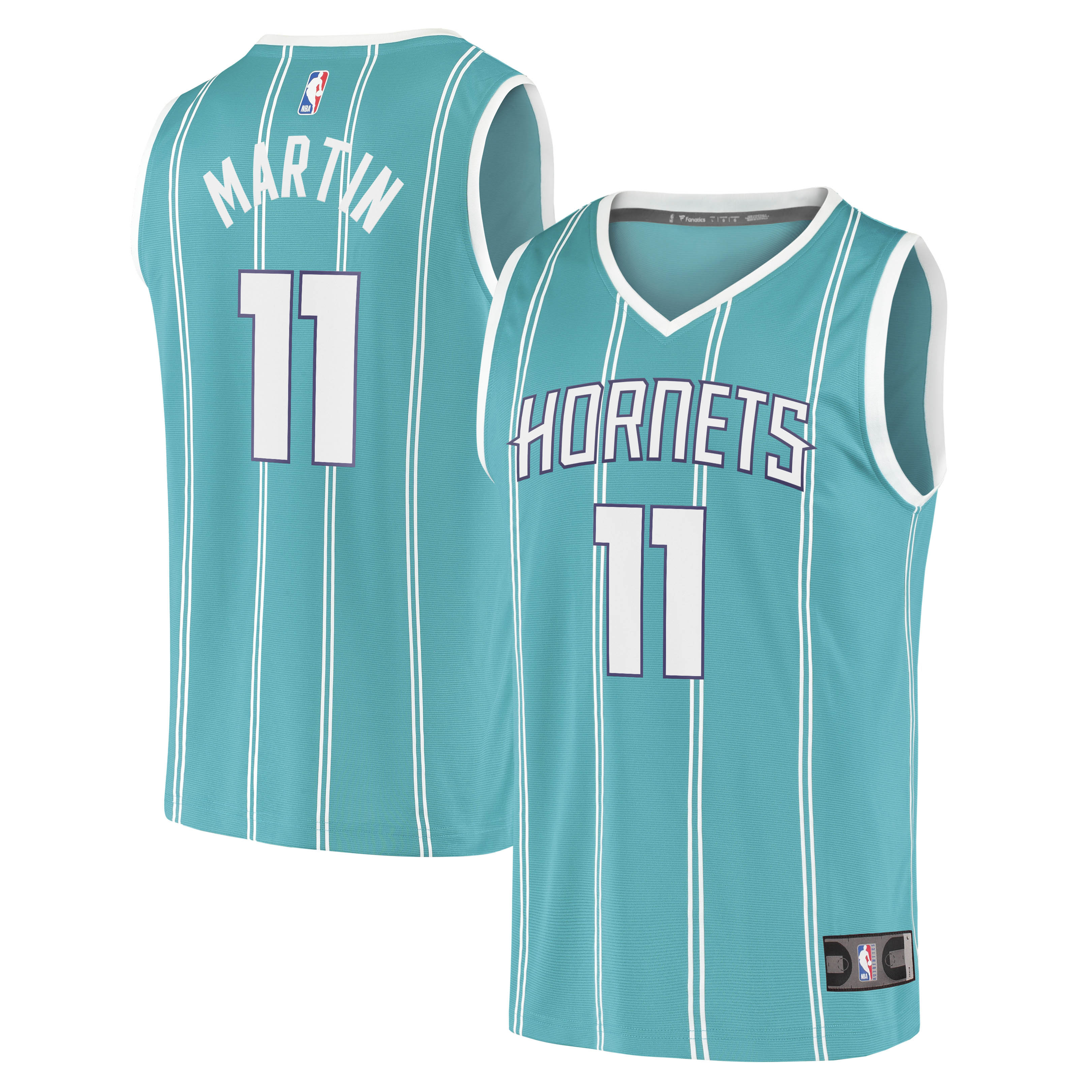 Cody Martin Charlotte Hornets Fanatics Fast Break Jersey - Icon Edition - Teal