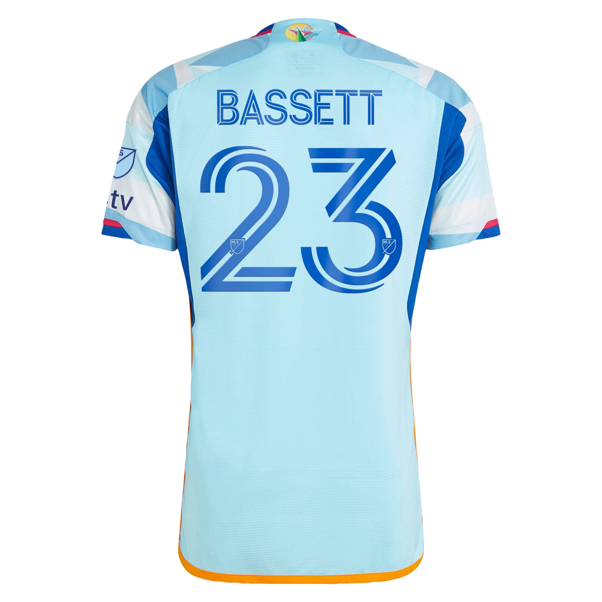 Cole Bassett Colorado Rapids 2023 New Day Kit Jersey – Light Blue