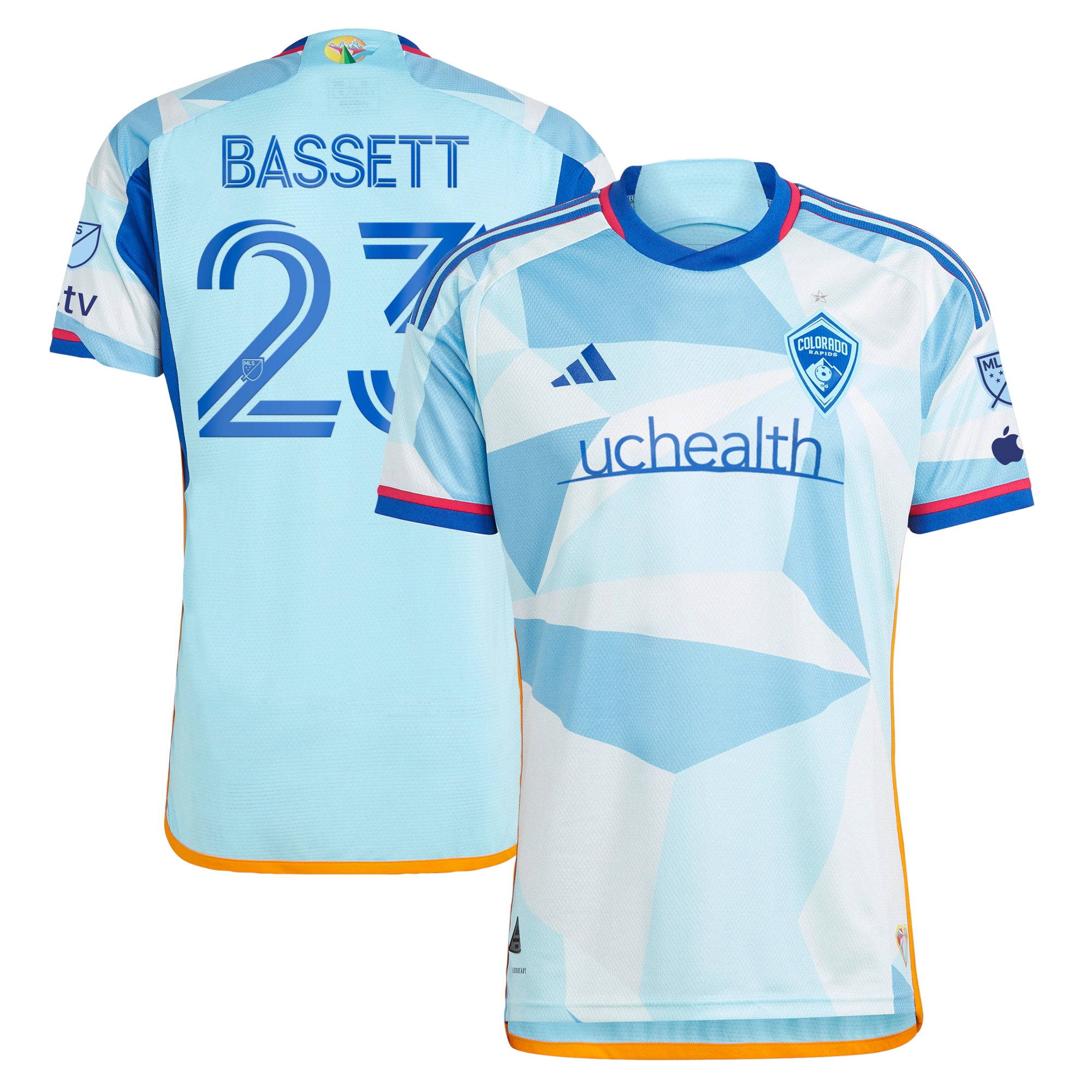 Cole Bassett Colorado Rapids 2023 New Day Kit Jersey - Light Blue