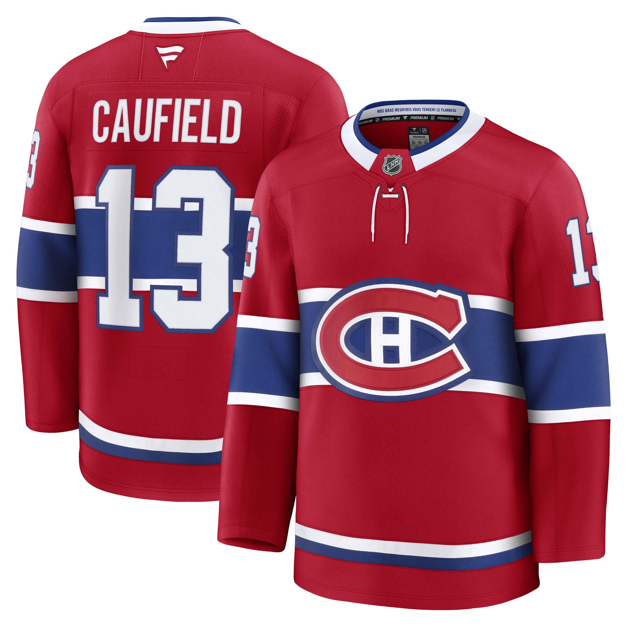 Cole Caufield Montreal Canadiens Fanatics Home Premium Jersey - Red