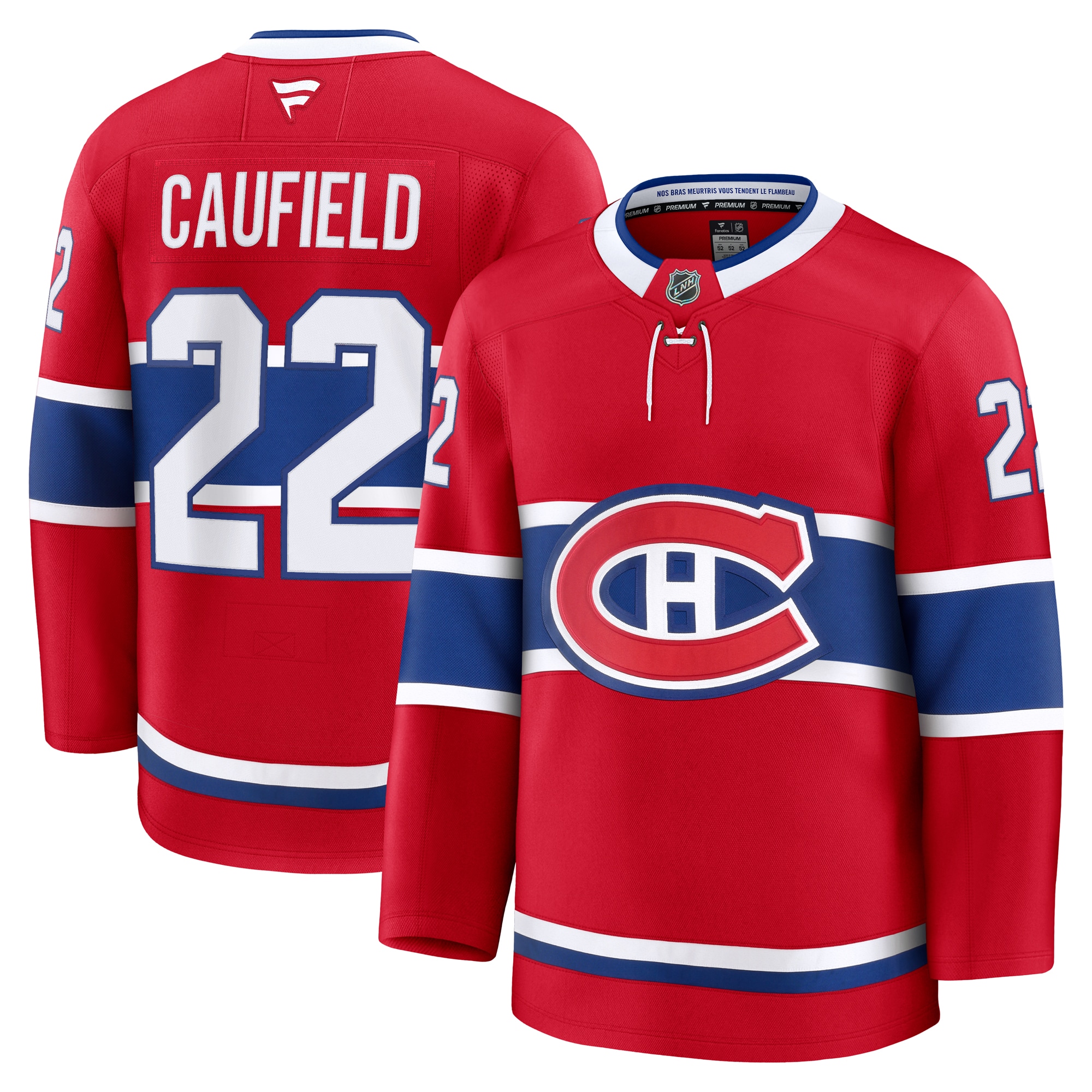 Cole Caufield Montreal Canadiens Fanatics Home Premium Jersey - Red