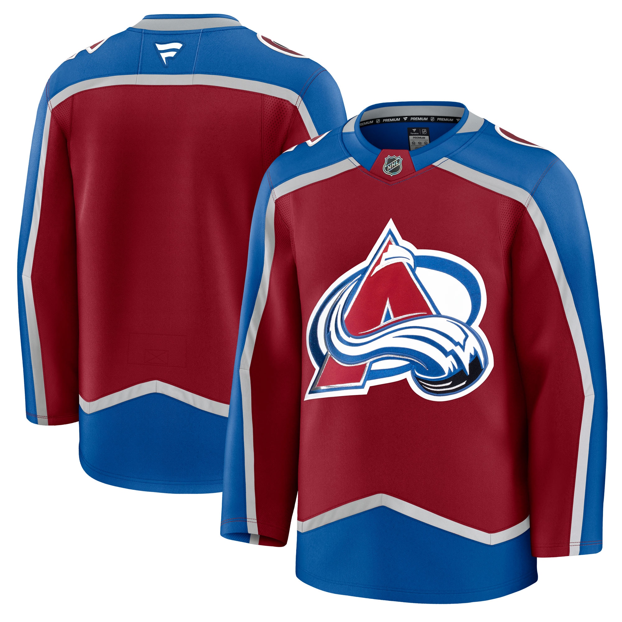 Colorado Avalanche Fanatics Home Premium Jersey - Burgundy