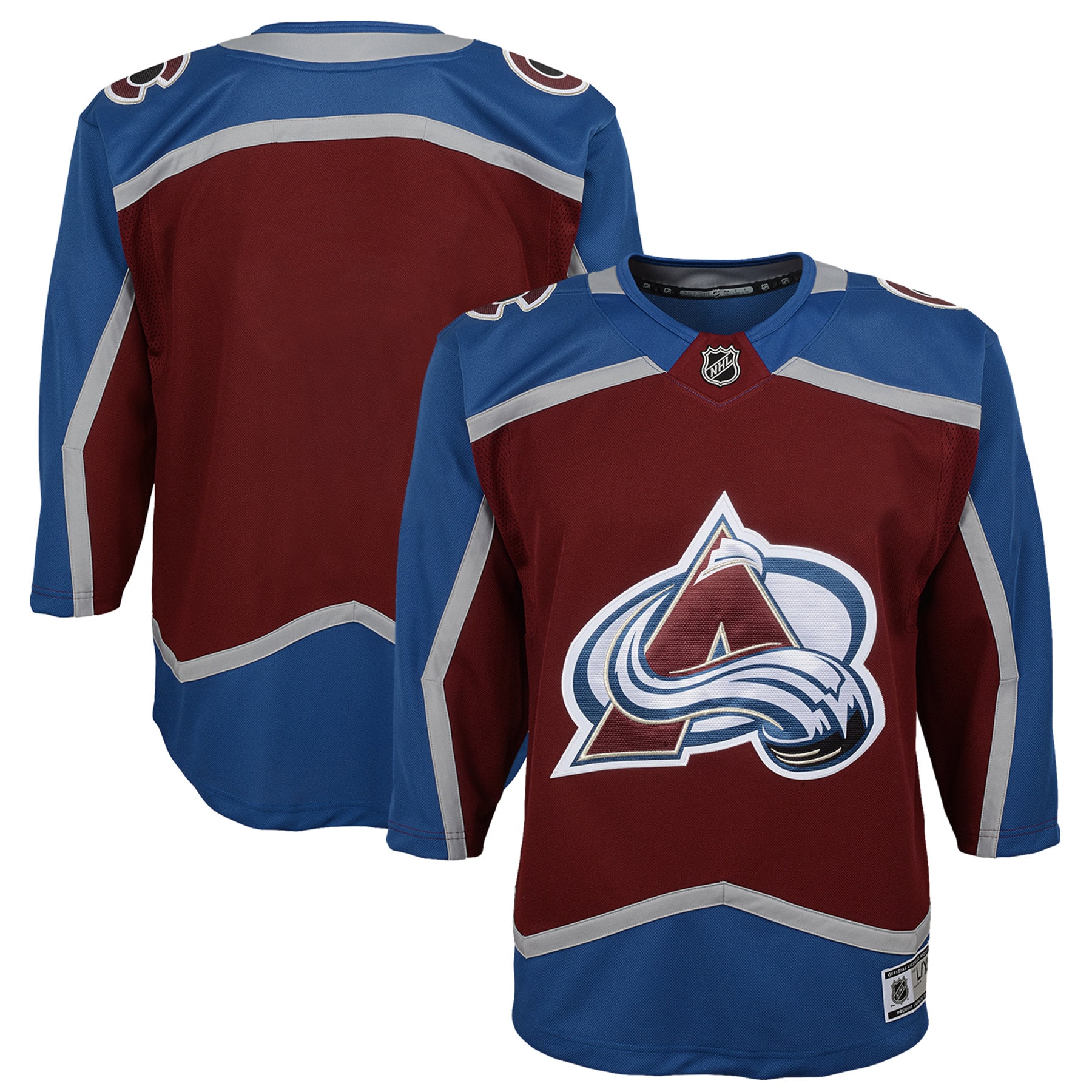 Colorado Avalanche Youth Home Premier Jersey - Burgundy
