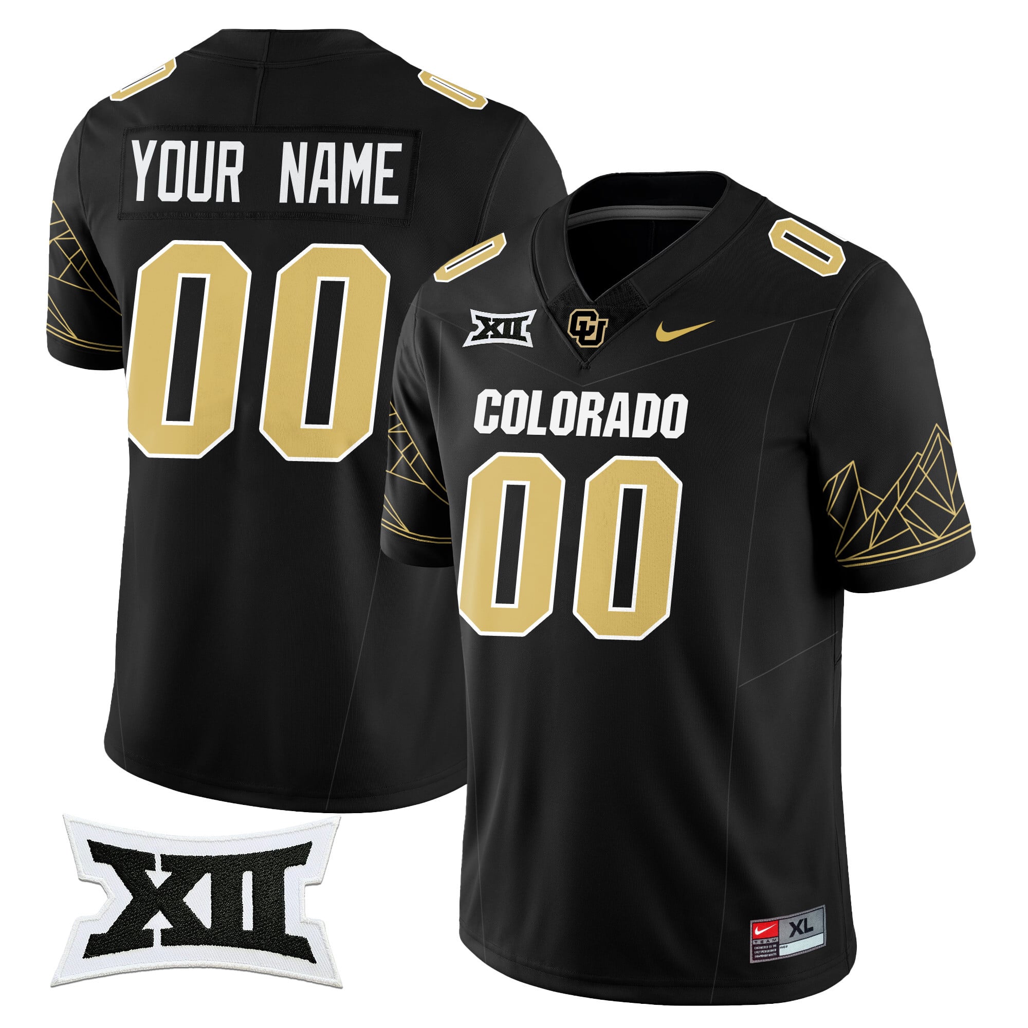 Colorado Buffaloes Black Jersey nike football - Nike Colorado