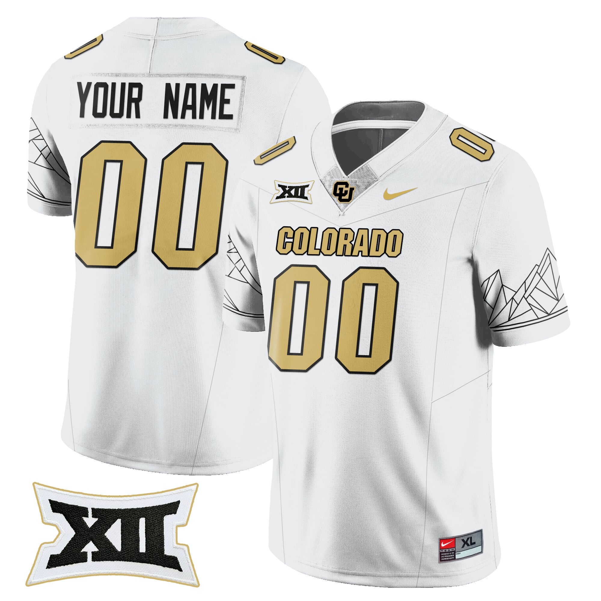 Alternative view of Colorado Buffaloes Black Jersey nike football - Nike Colorado