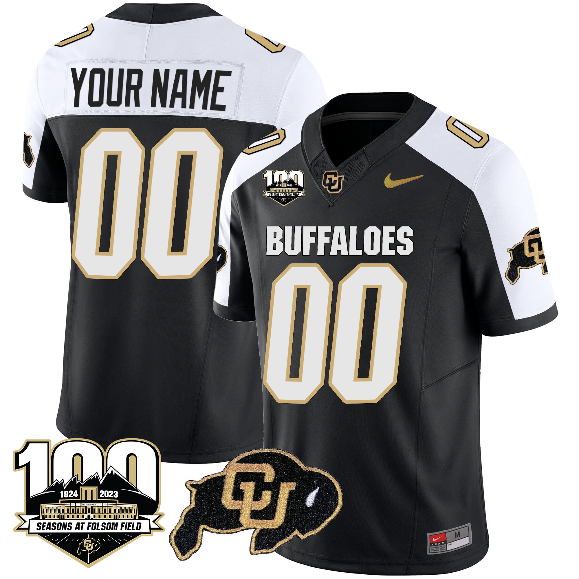 Colorado Buffaloes Black Jersey nike - Nike Colorado Buffaloes #00